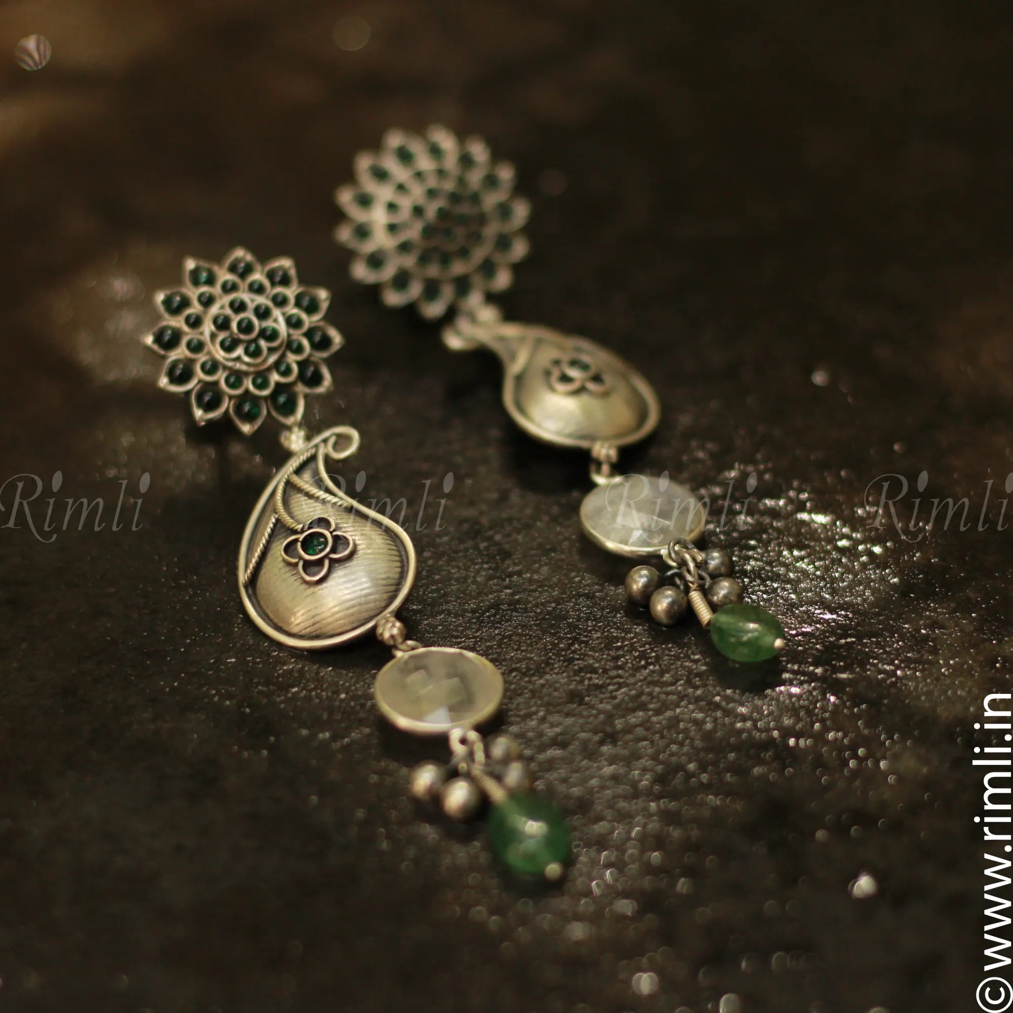 Green Mango Earrings - Rimli Boutique
