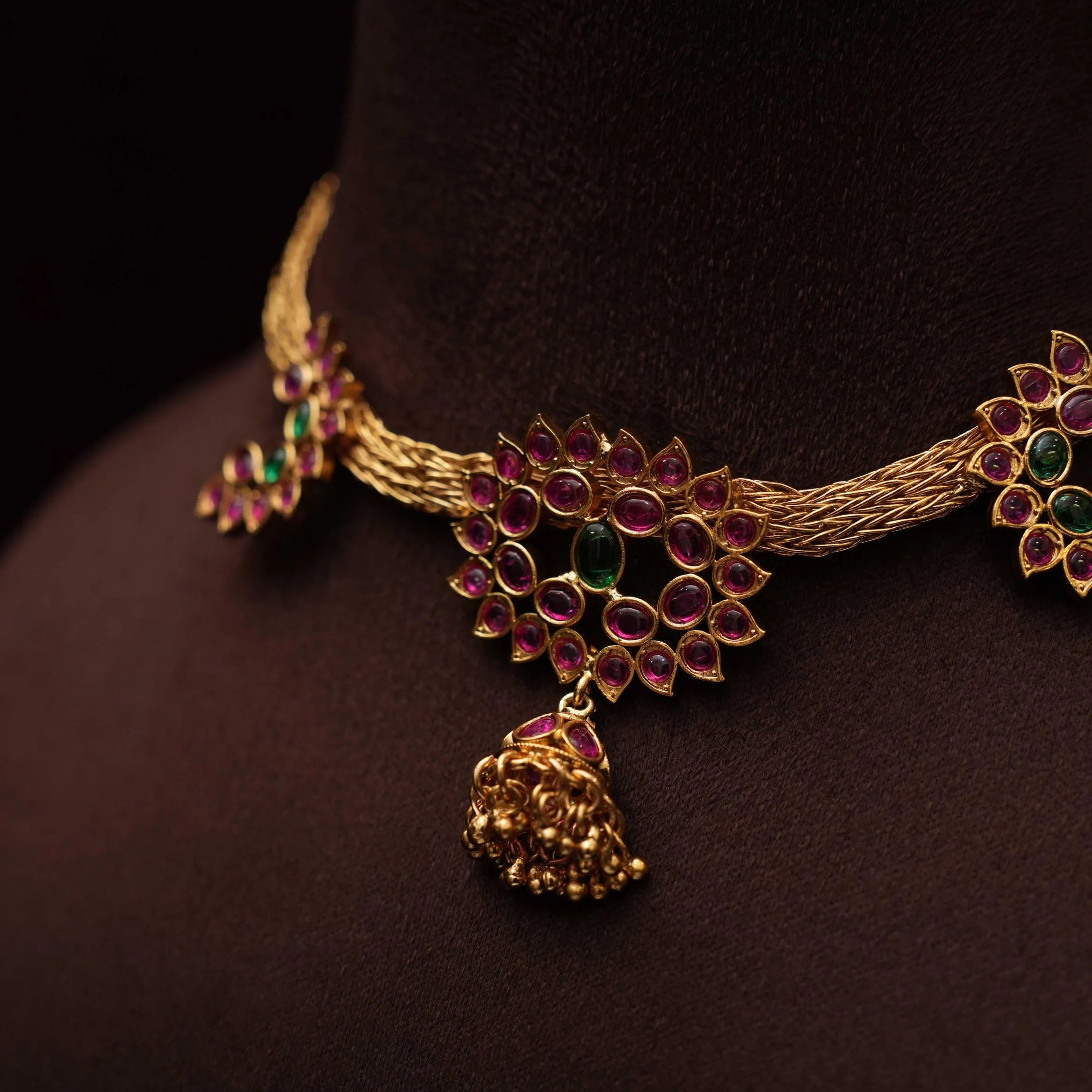 Grishma Antique Hasli Necklace