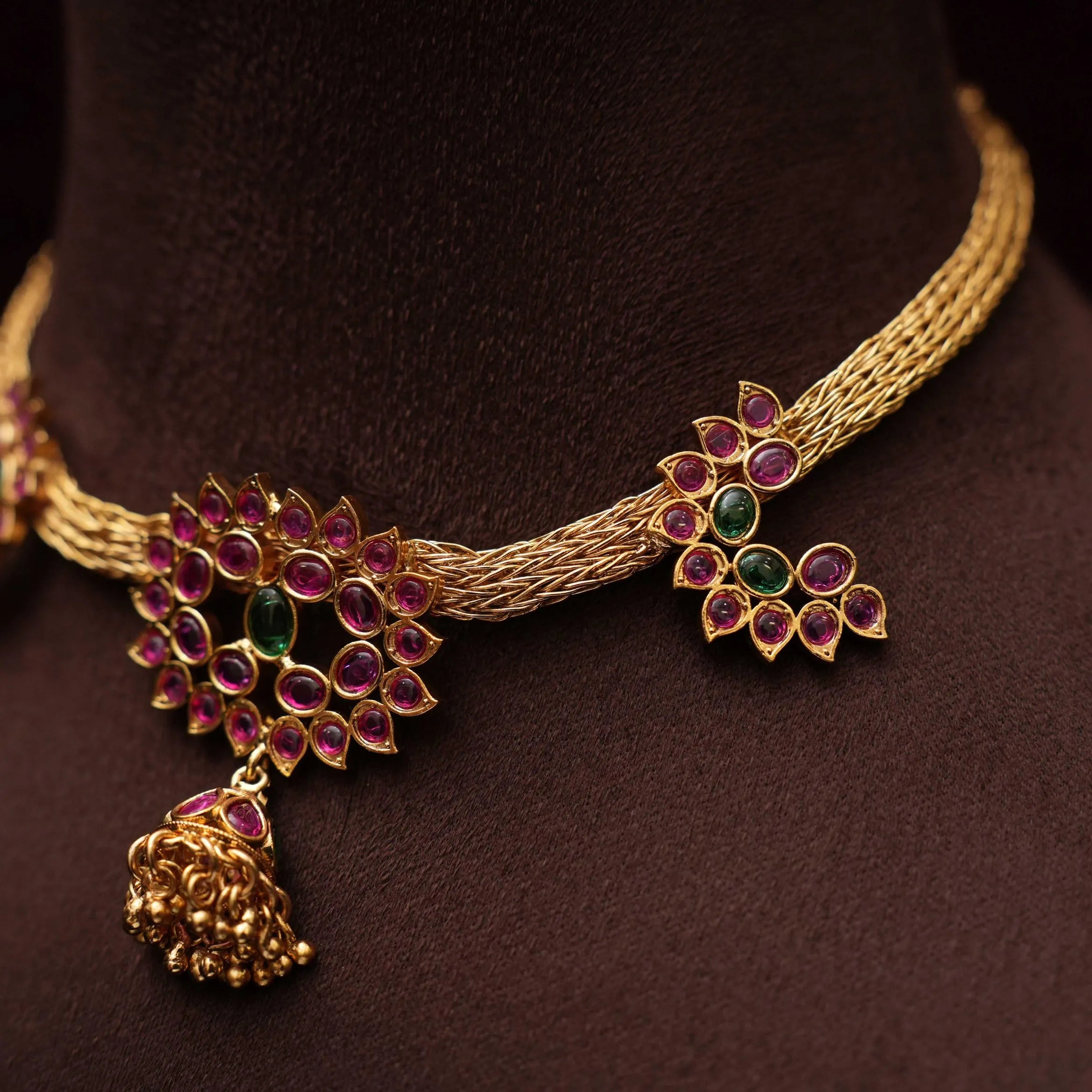 Grishma Antique Hasli Necklace