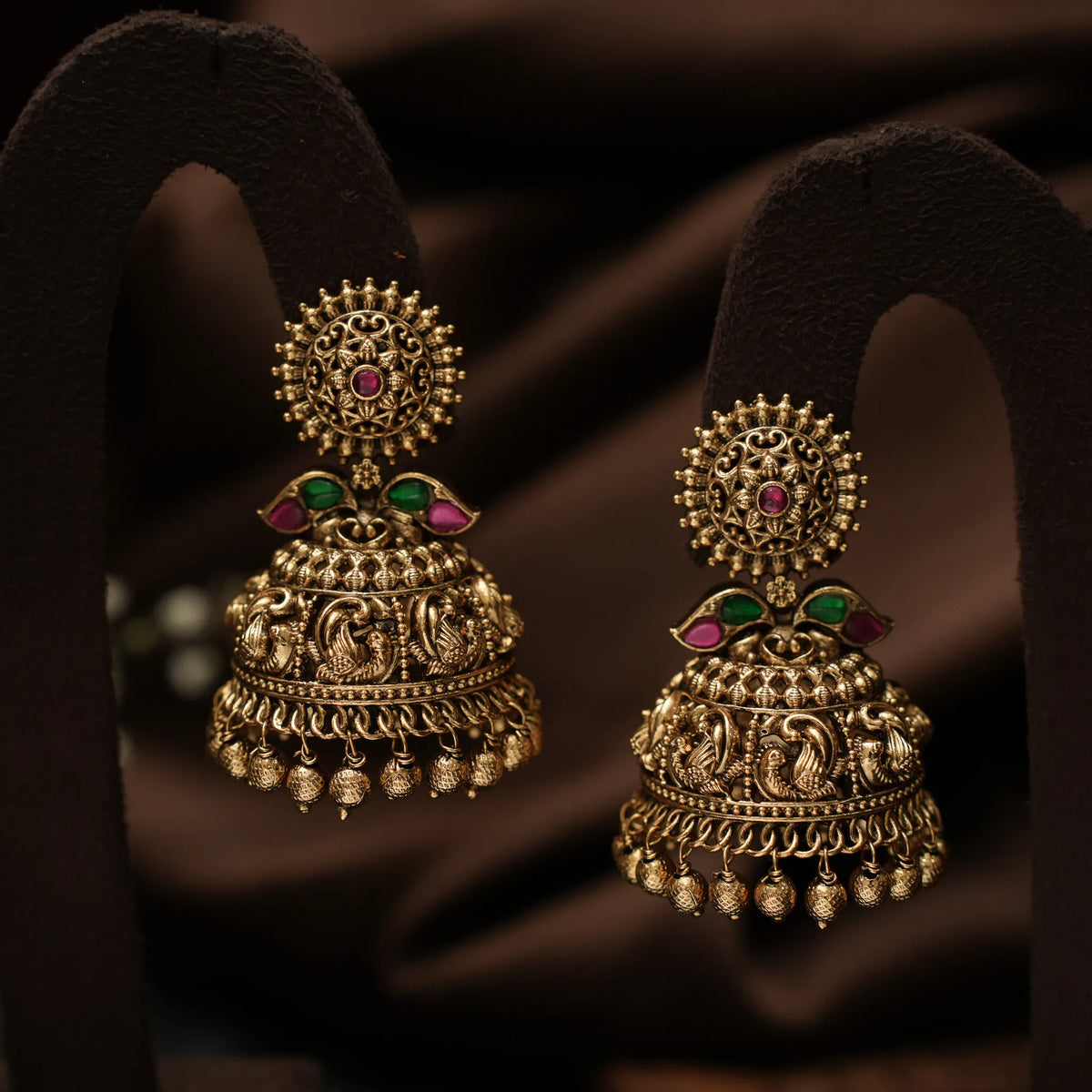 Gunavathi Antique Jhumka Earrings
