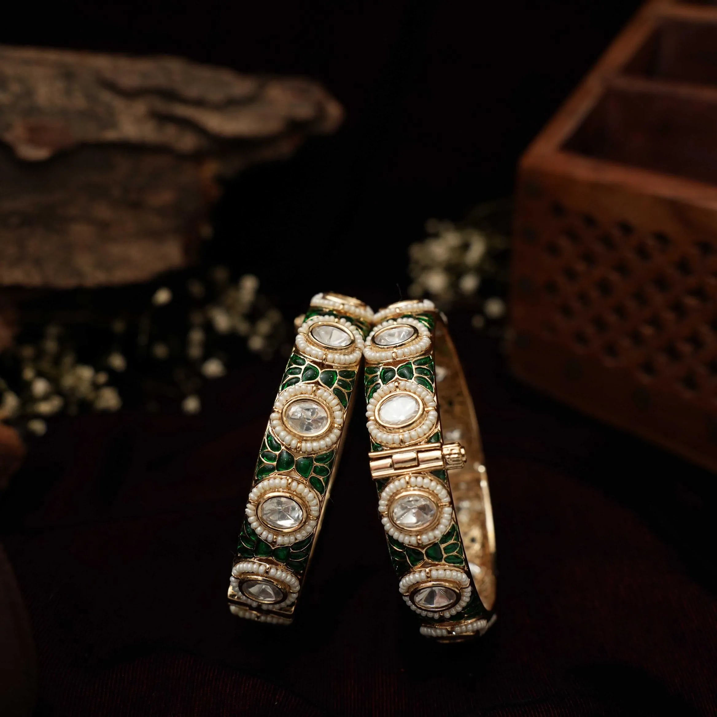 Gurika Polki Bangles