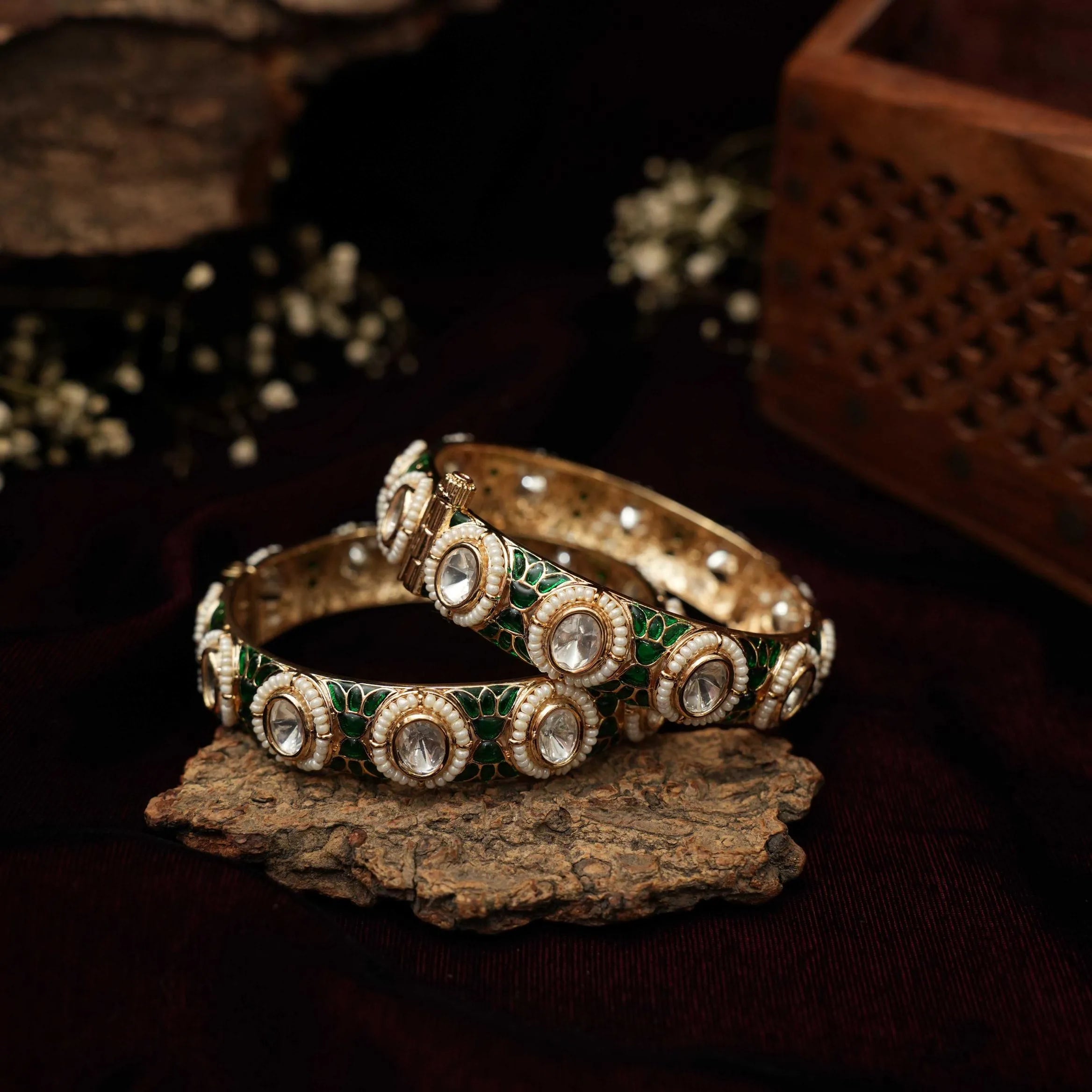 Gurika Polki Bangles