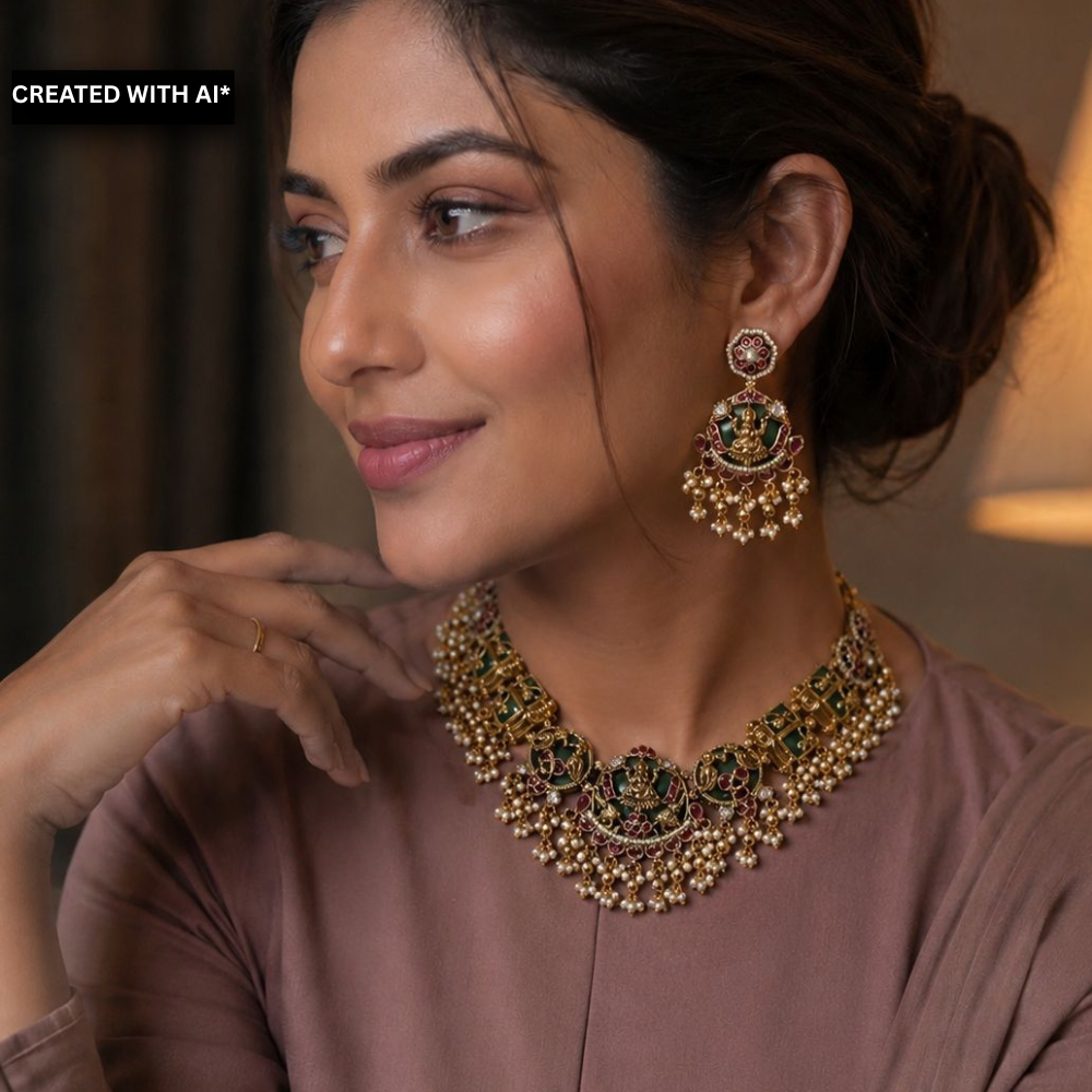 Hamsika Antique Necklace