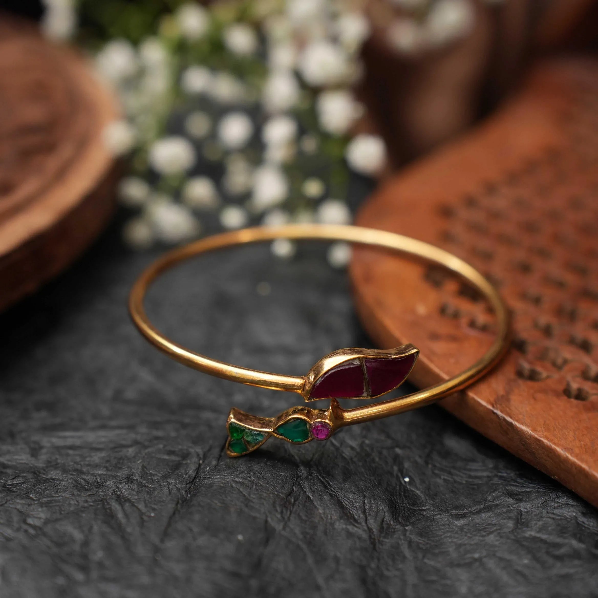 Hanvi Silver Kada Bangle