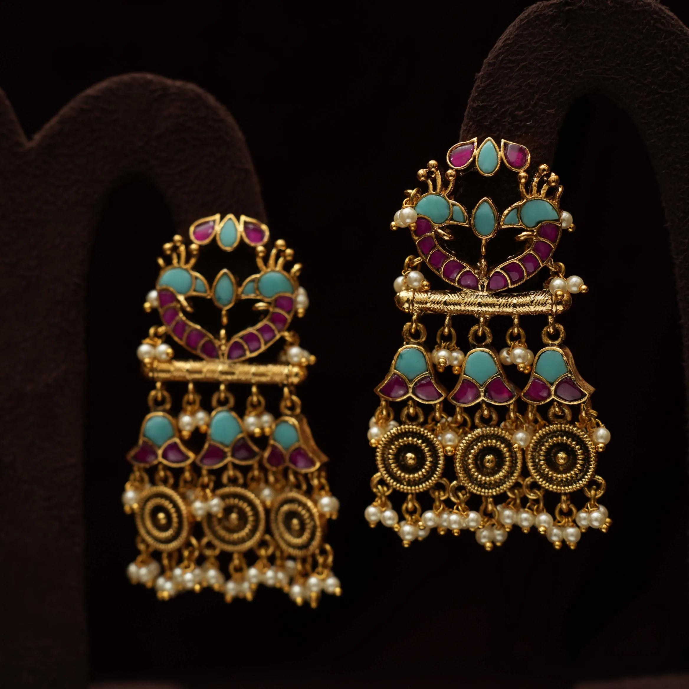 Harij Pearl Necklace - Turquoise