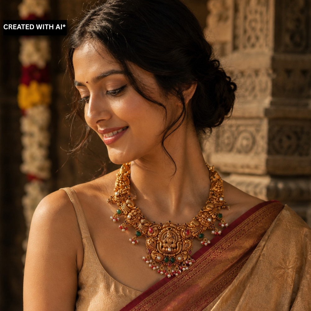 Harika Silver Nagas Necklace