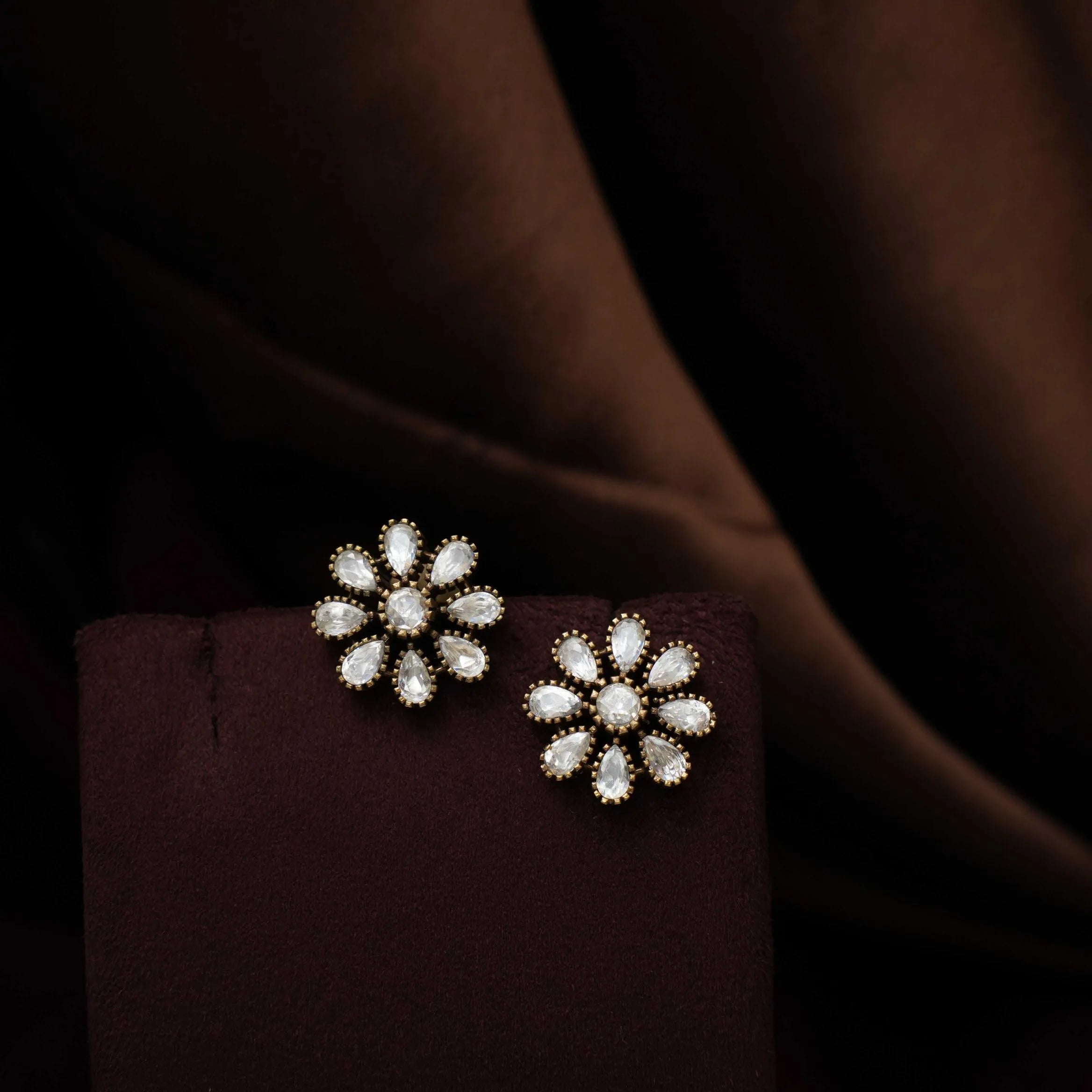 Haruni Victorian Kundan Necklace - Purple