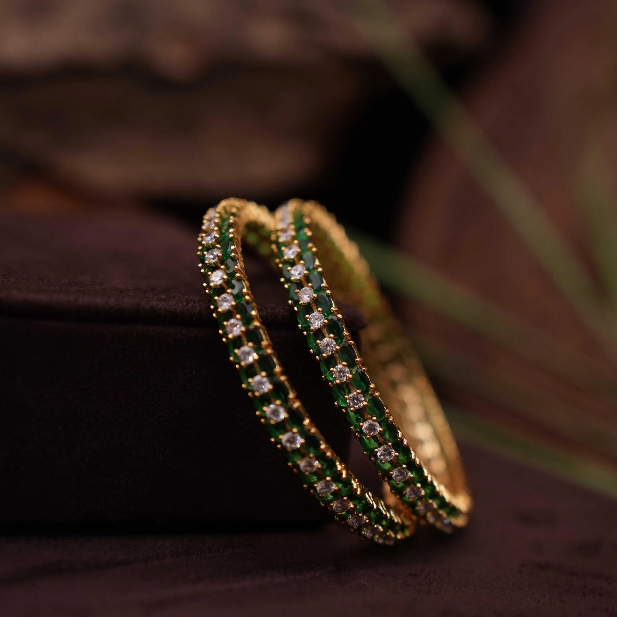 Hazel Zircon Bangles