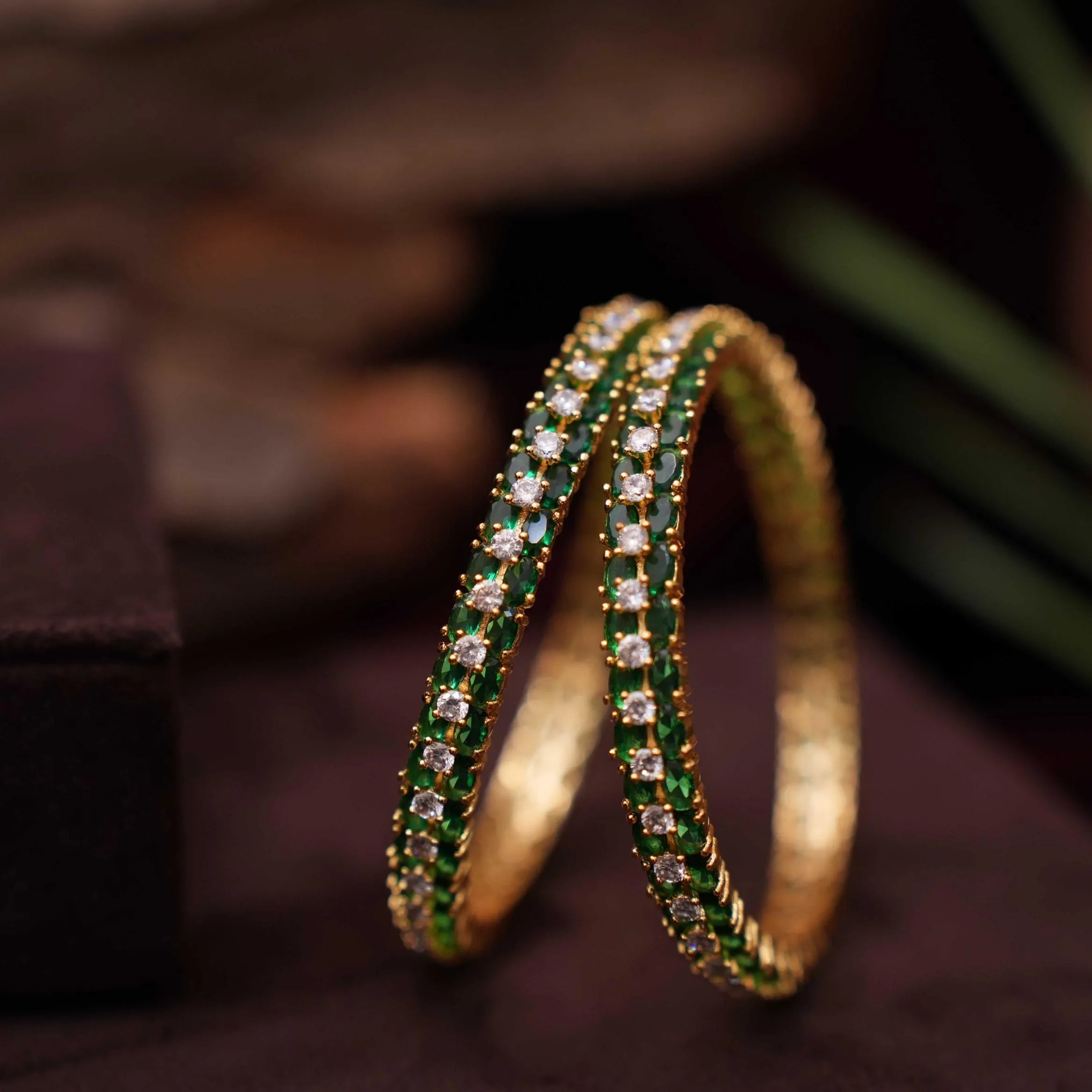Hazel Zircon Bangles