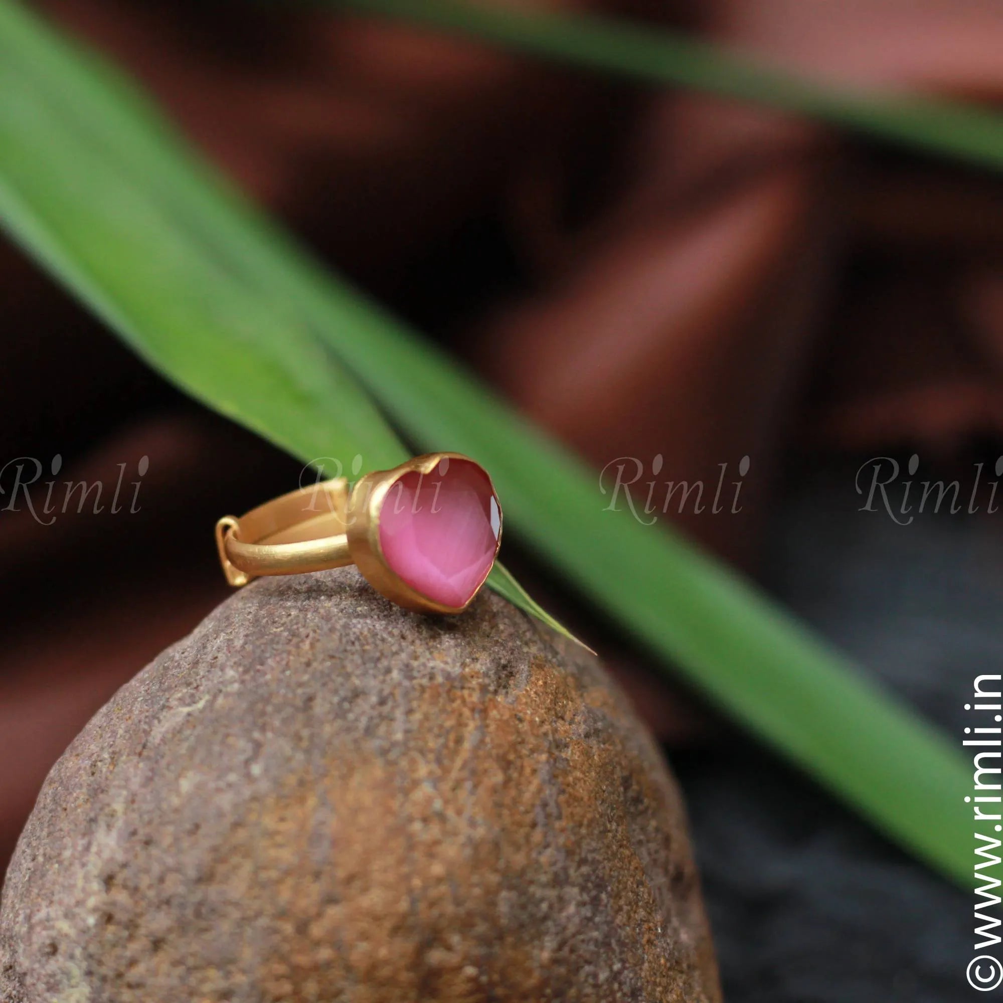 Agira Ring - Heart Pink - Rimli Boutique