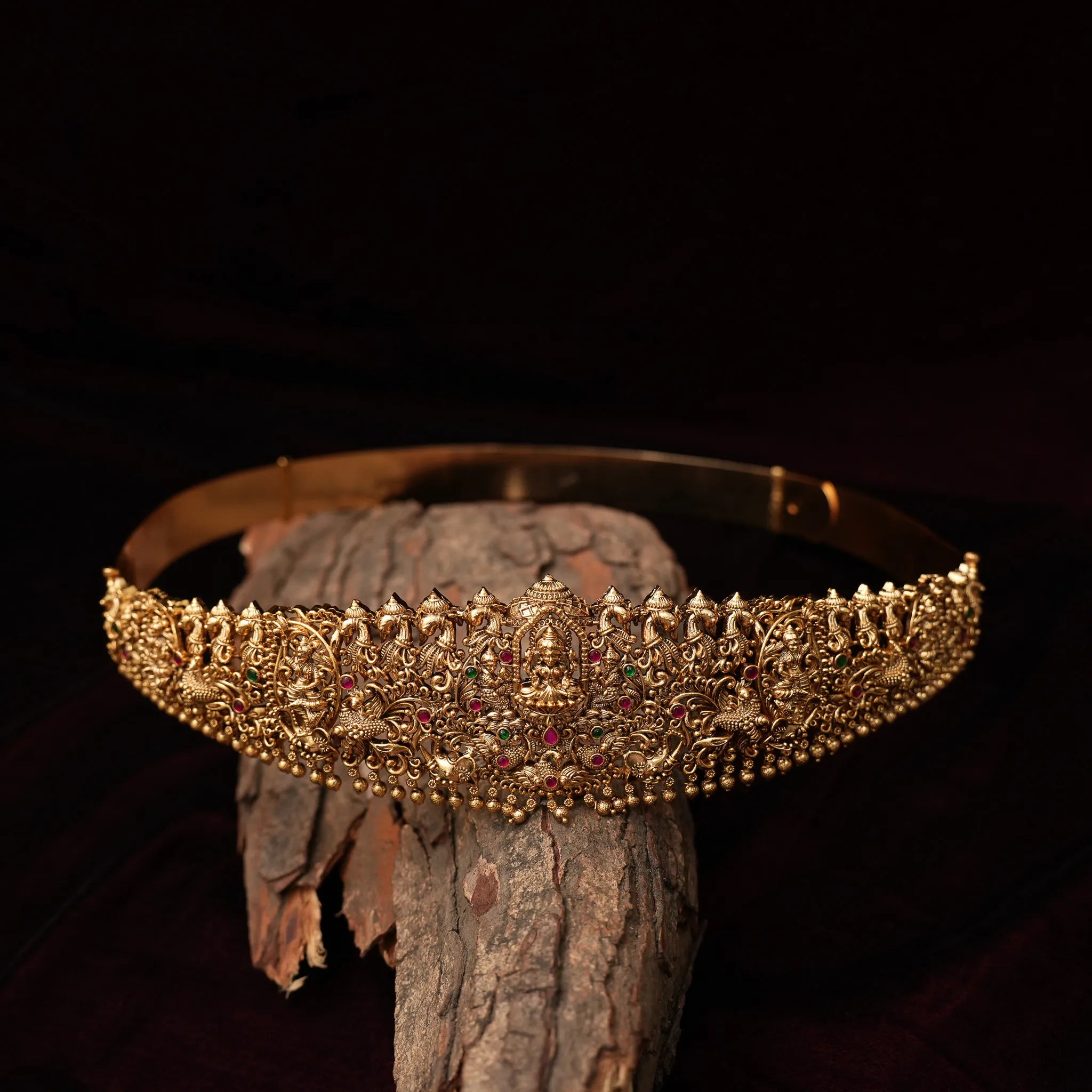 Hemal Antique Hip Belt - Golden Ball