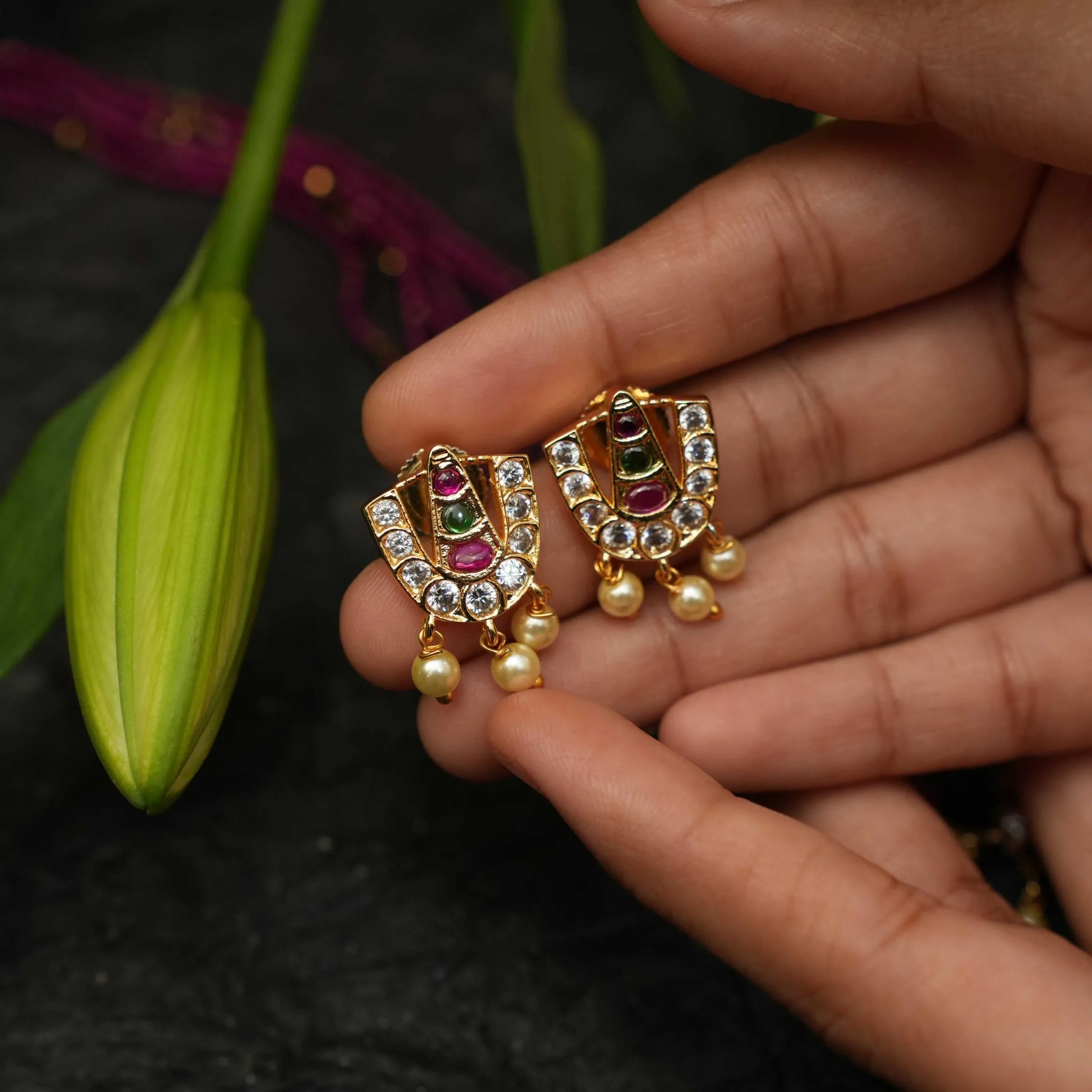 Hetal Traditional Necklace - Pink