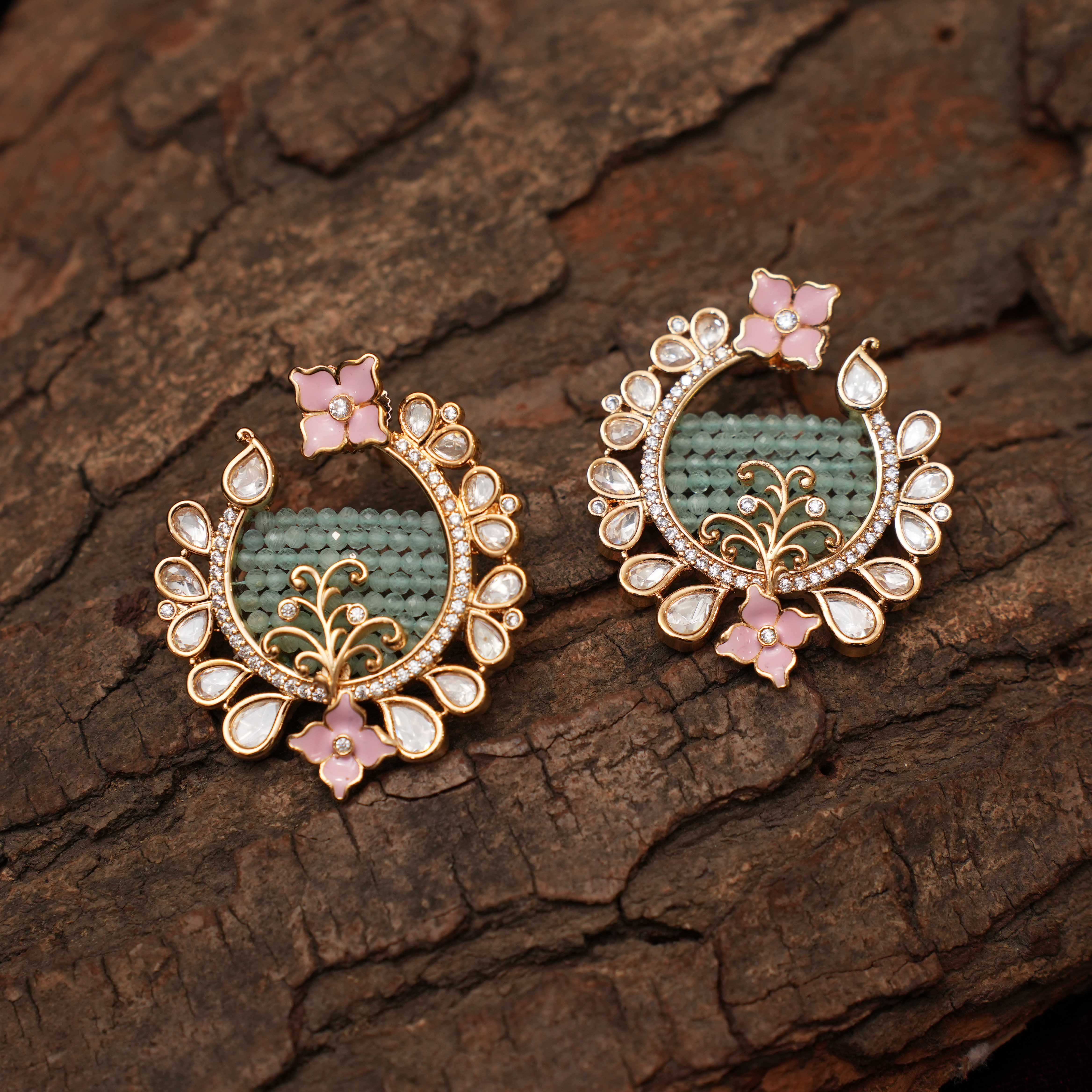 Himaja Polki Earrings