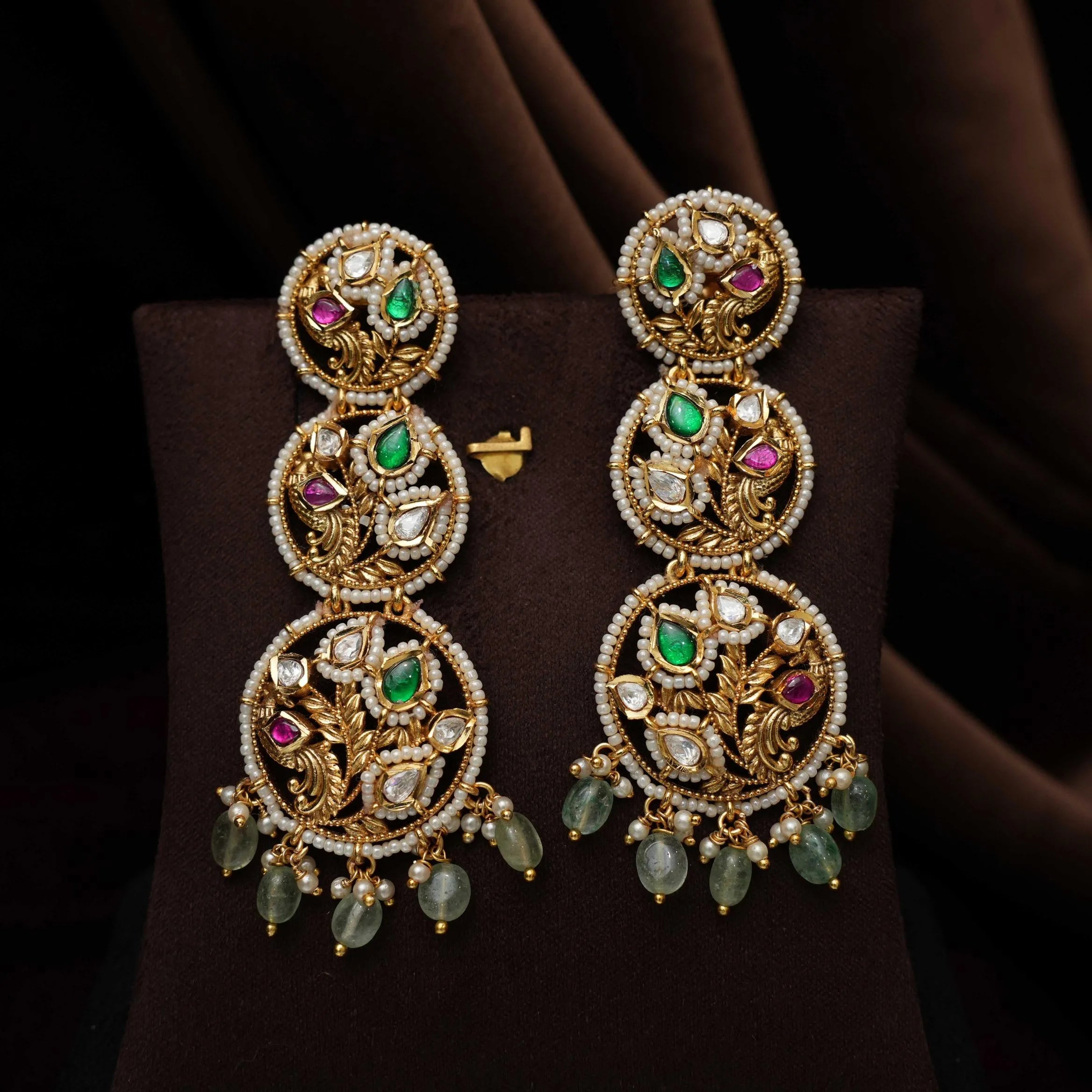 Himani Polki Designer Earrings