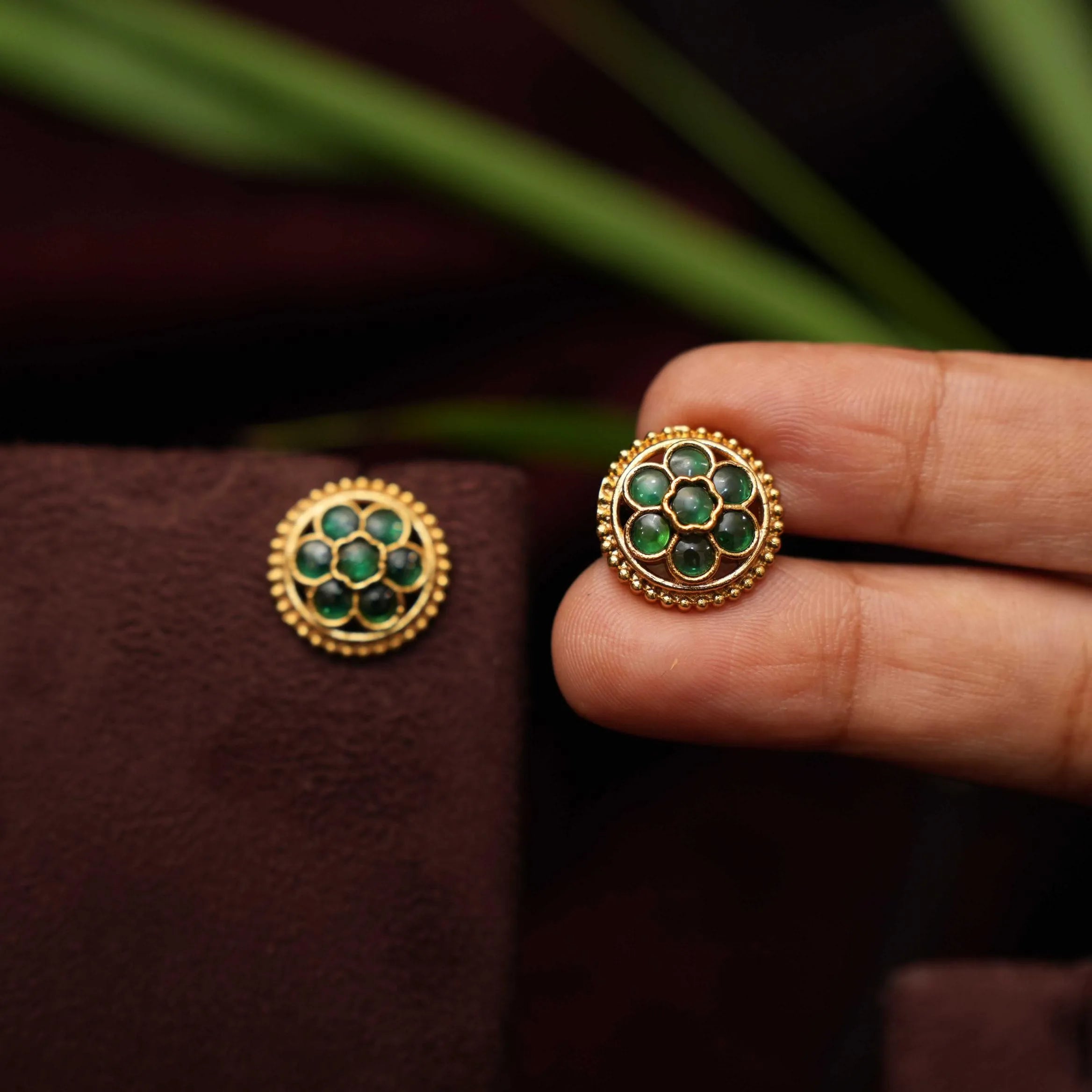 Hradha Antique Ear Stud