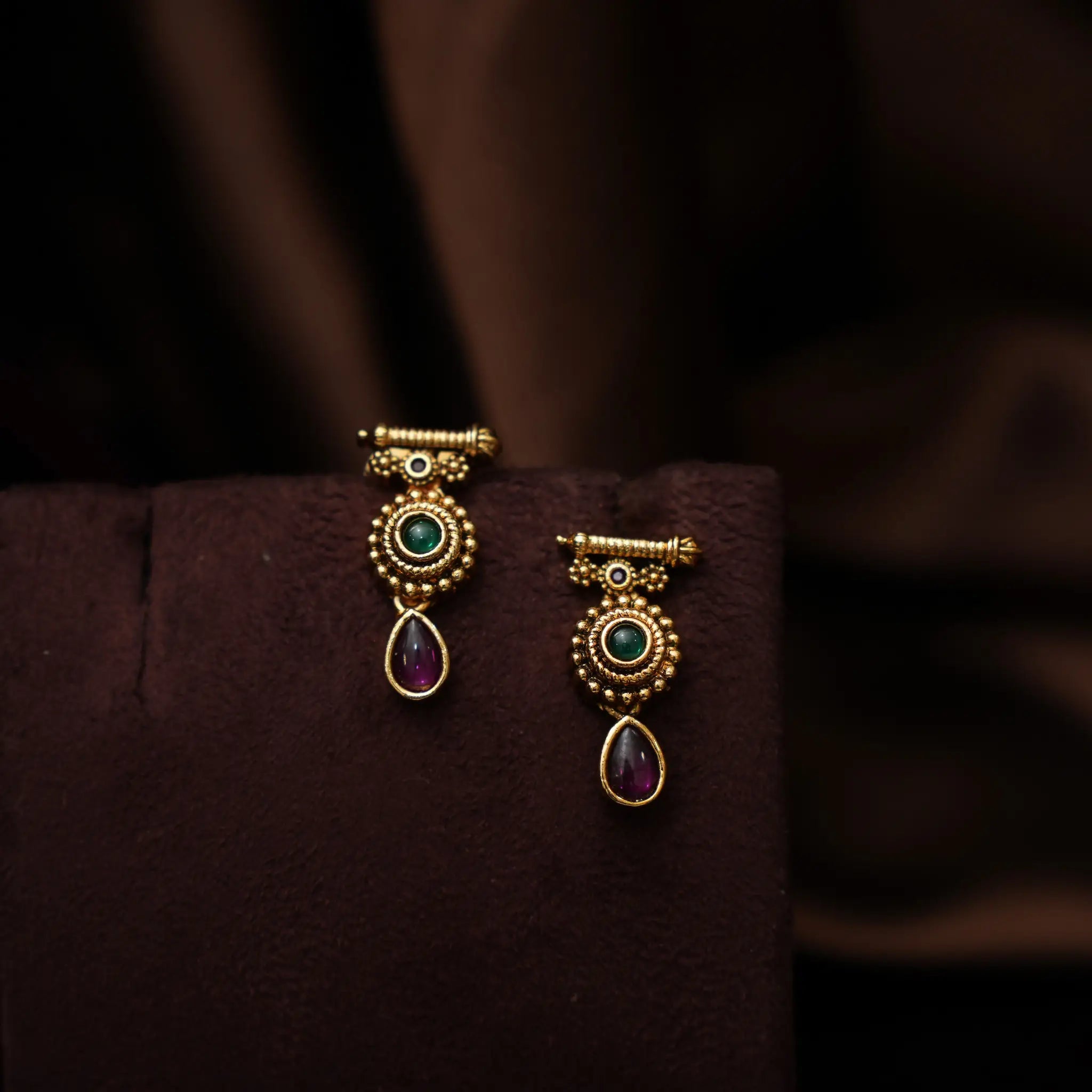 Hridya Antique Necklace - Short