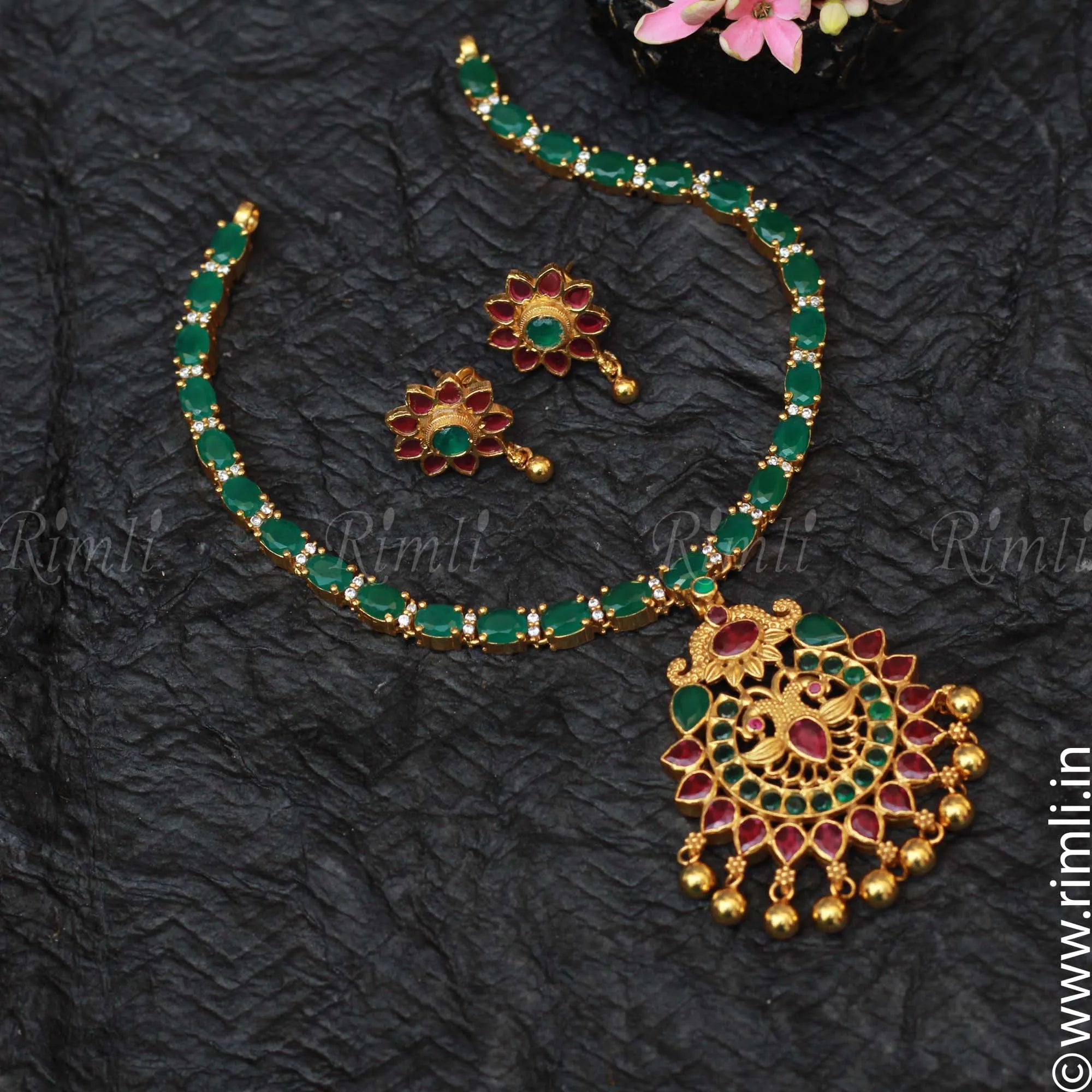 Traditional Silver Necklace Set