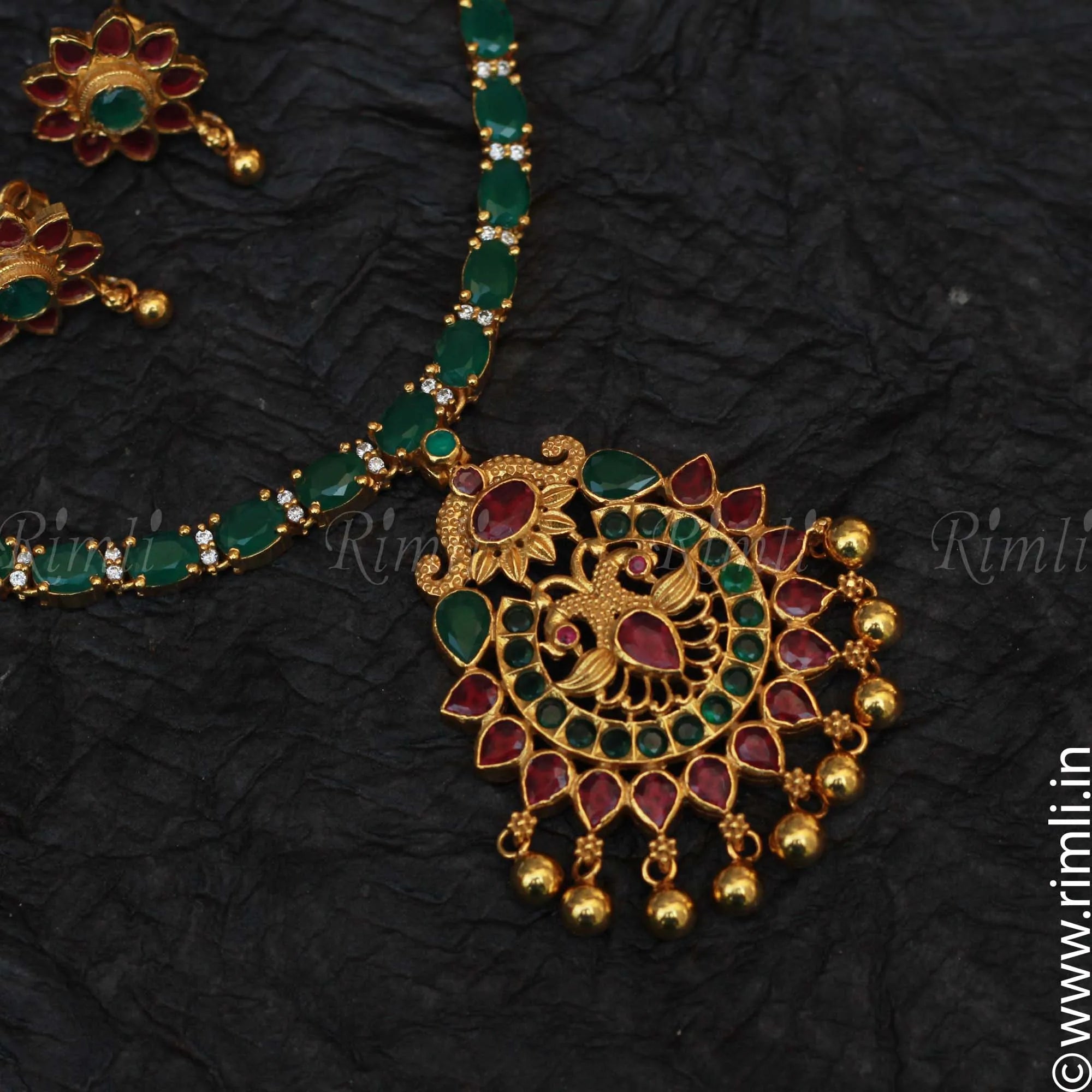 Traditional Silver Necklace Set - Rimli Boutique