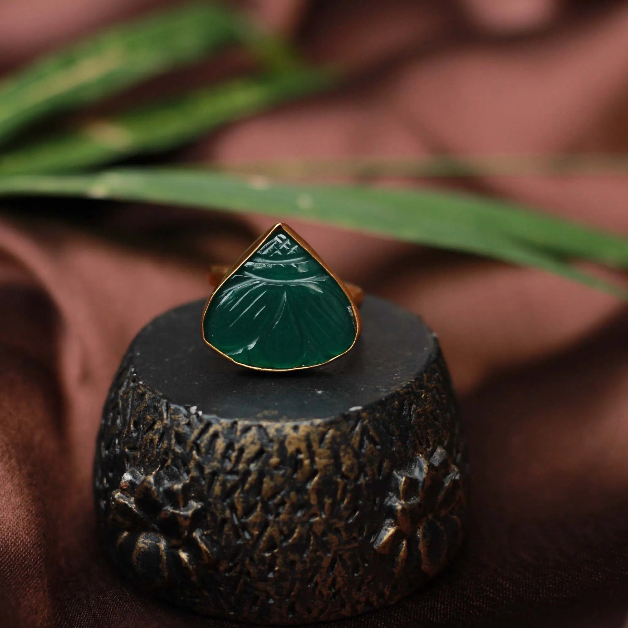 Agira Ring - Emerald Green