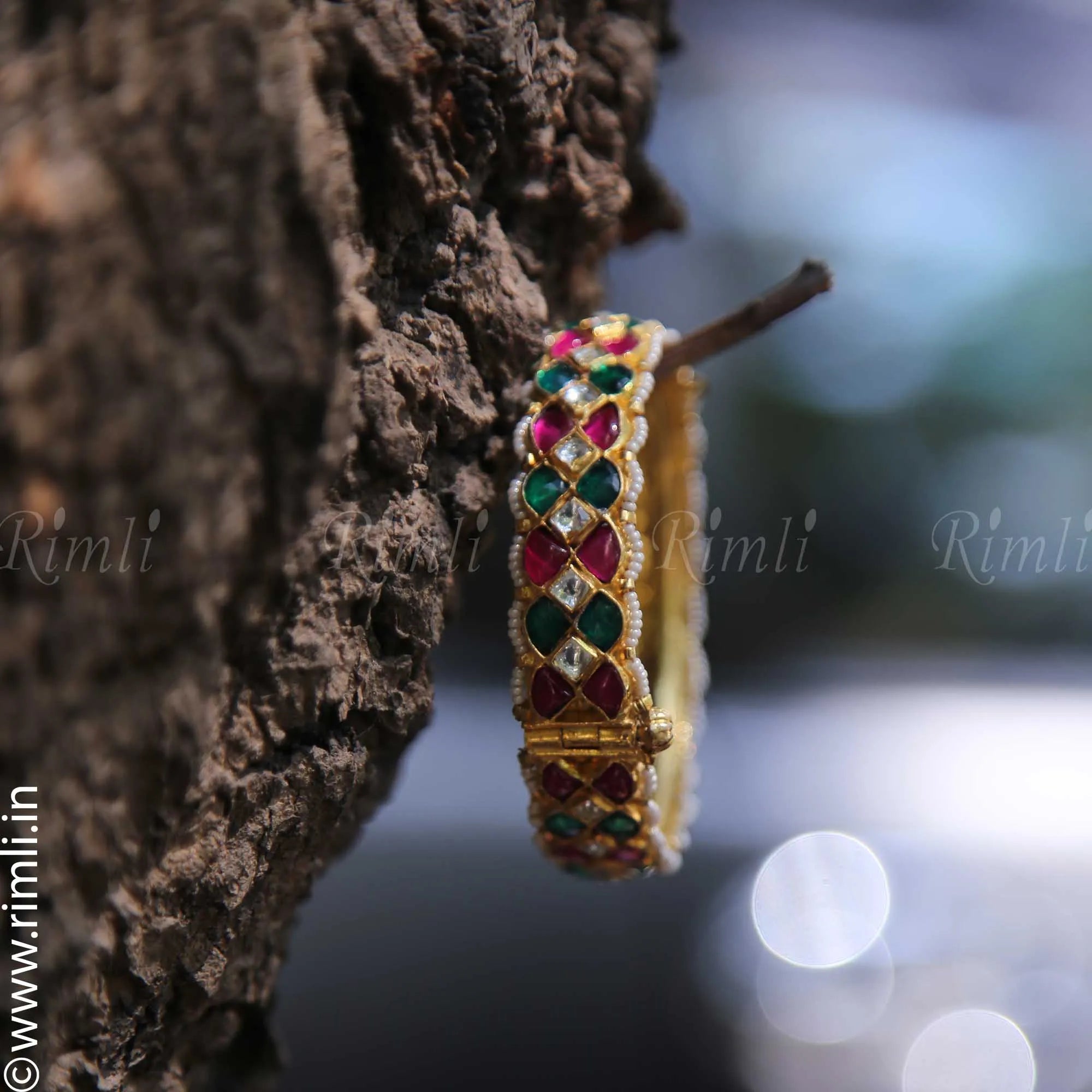 Red and Green Bangle - Rimli Boutique