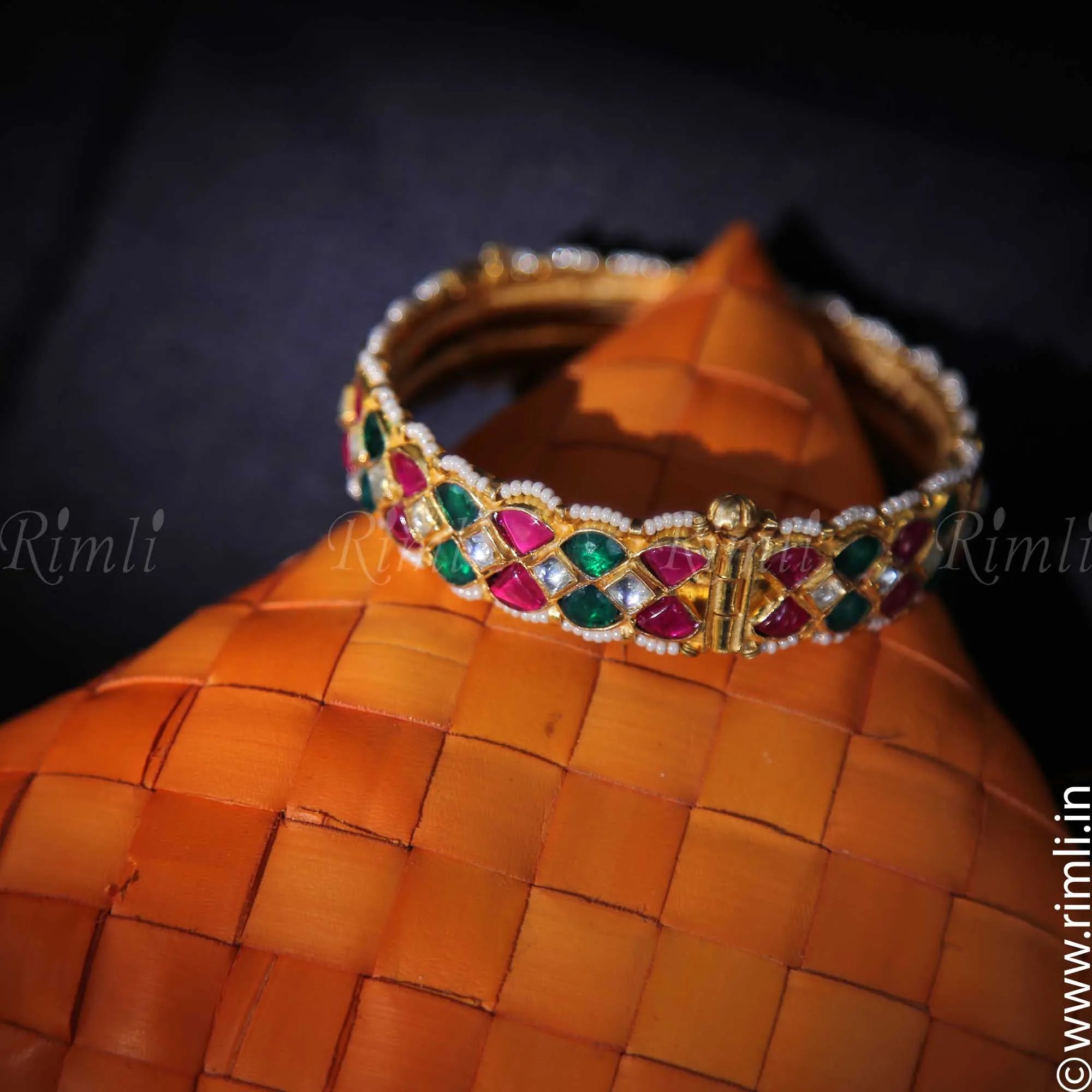 Red and Green Bangle - Rimli Boutique