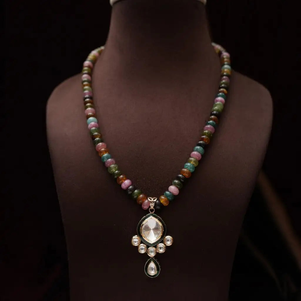 Ijana Beaded Kundan Necklace