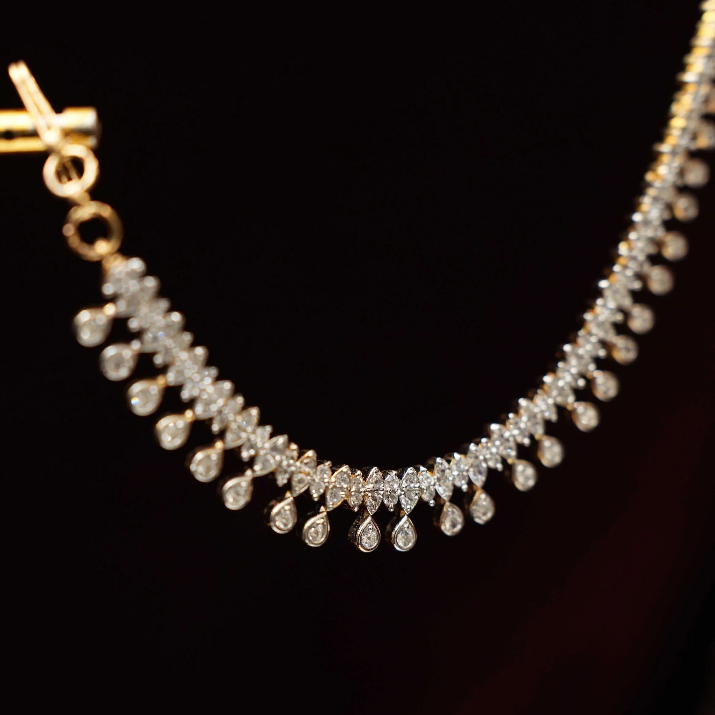 Indhumathi Zircon Ear Chain