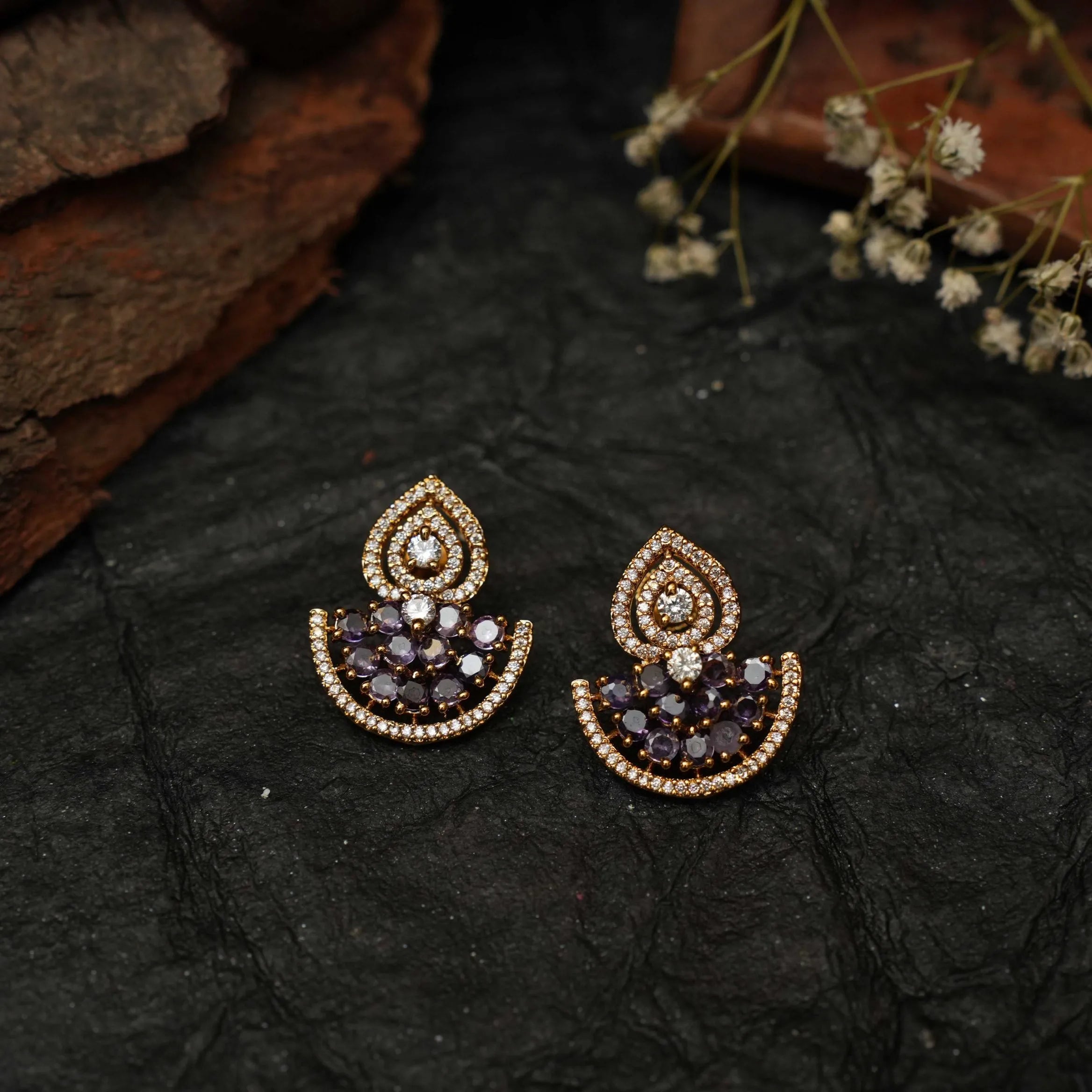 Indira Zircon Ear Stud