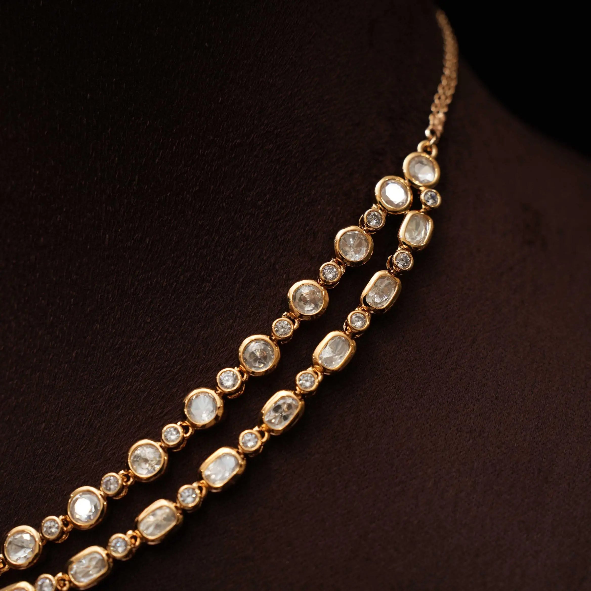 Indu Victorian Polki Necklace