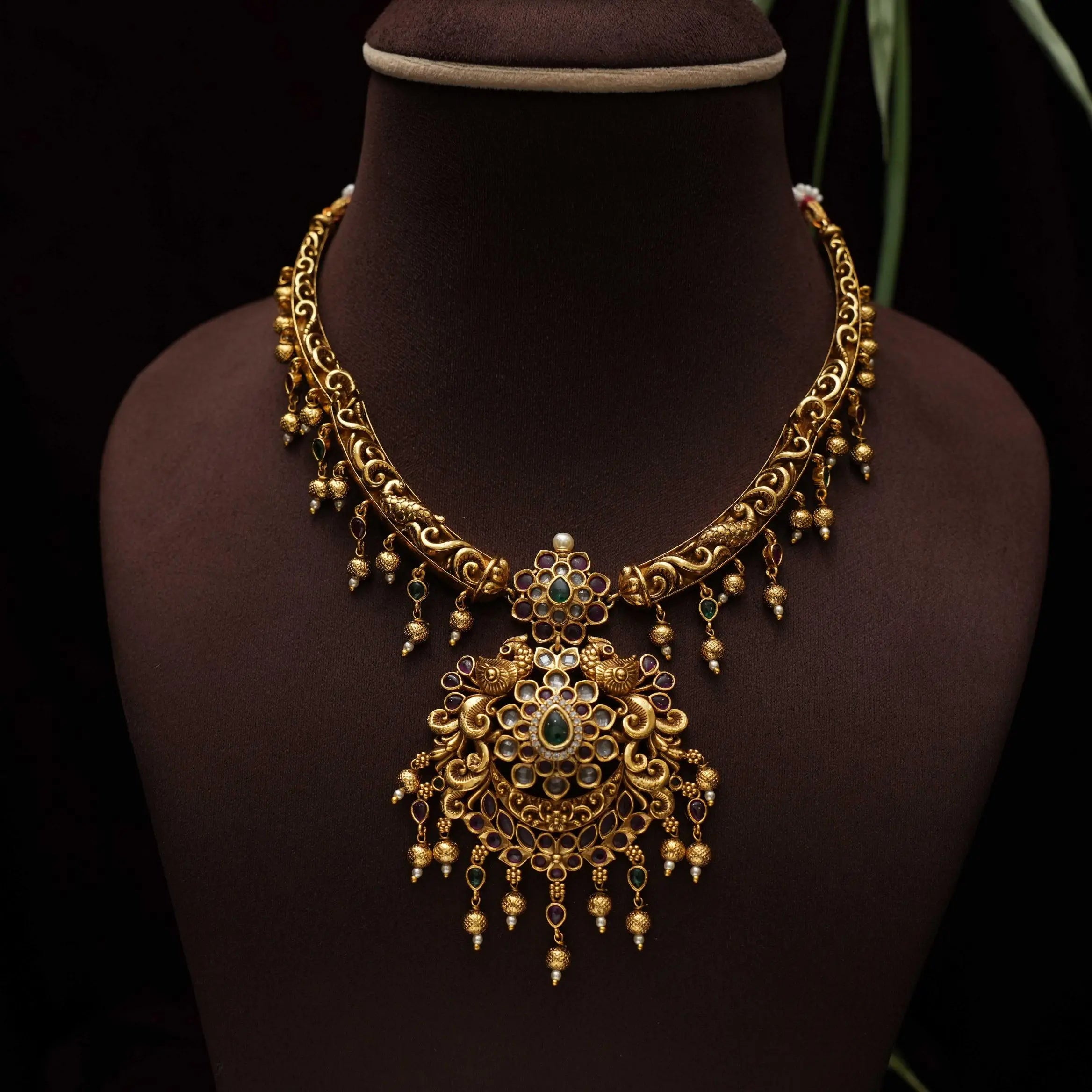 Iniya Antique Hasli Necklace