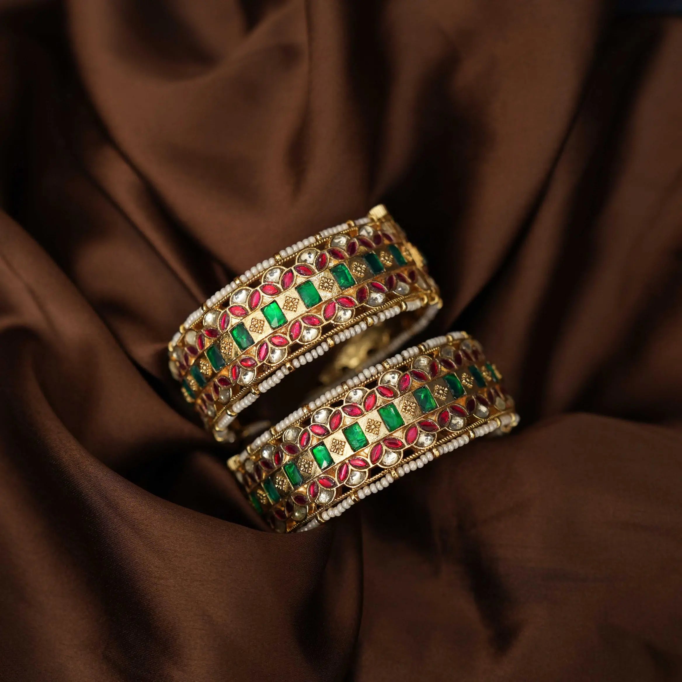 Ishwari Polki Bangles