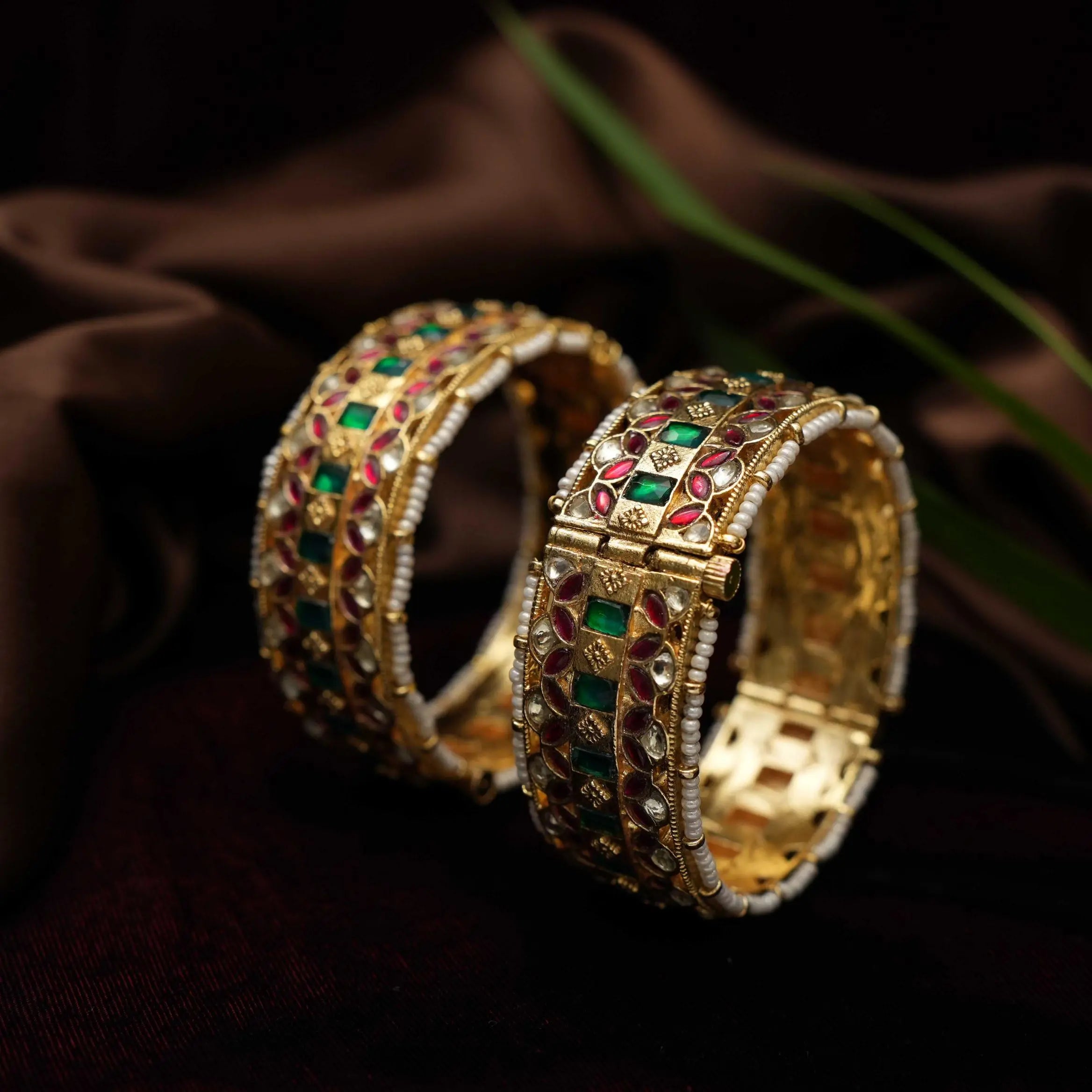 Ishwari Polki Bangles