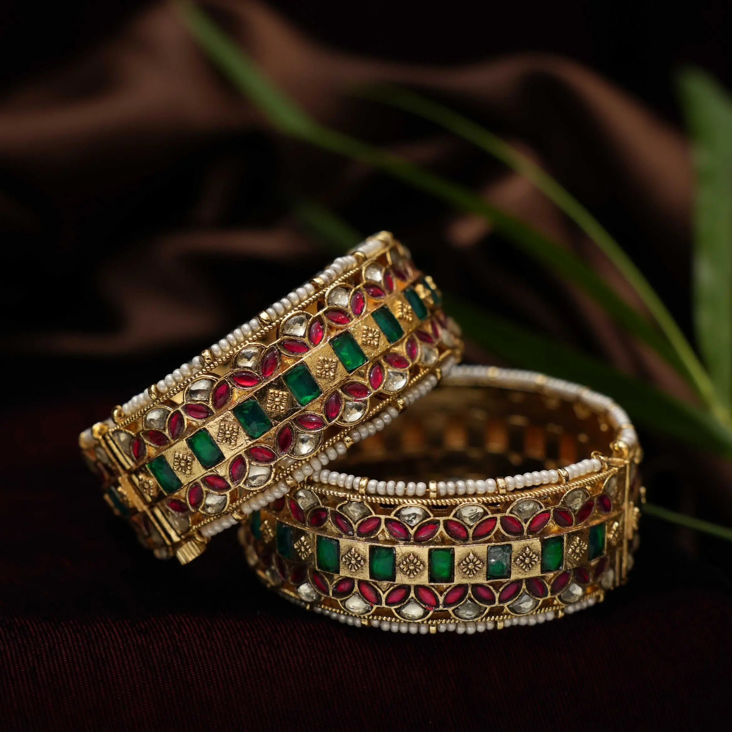 Ishwari Polki Bangles