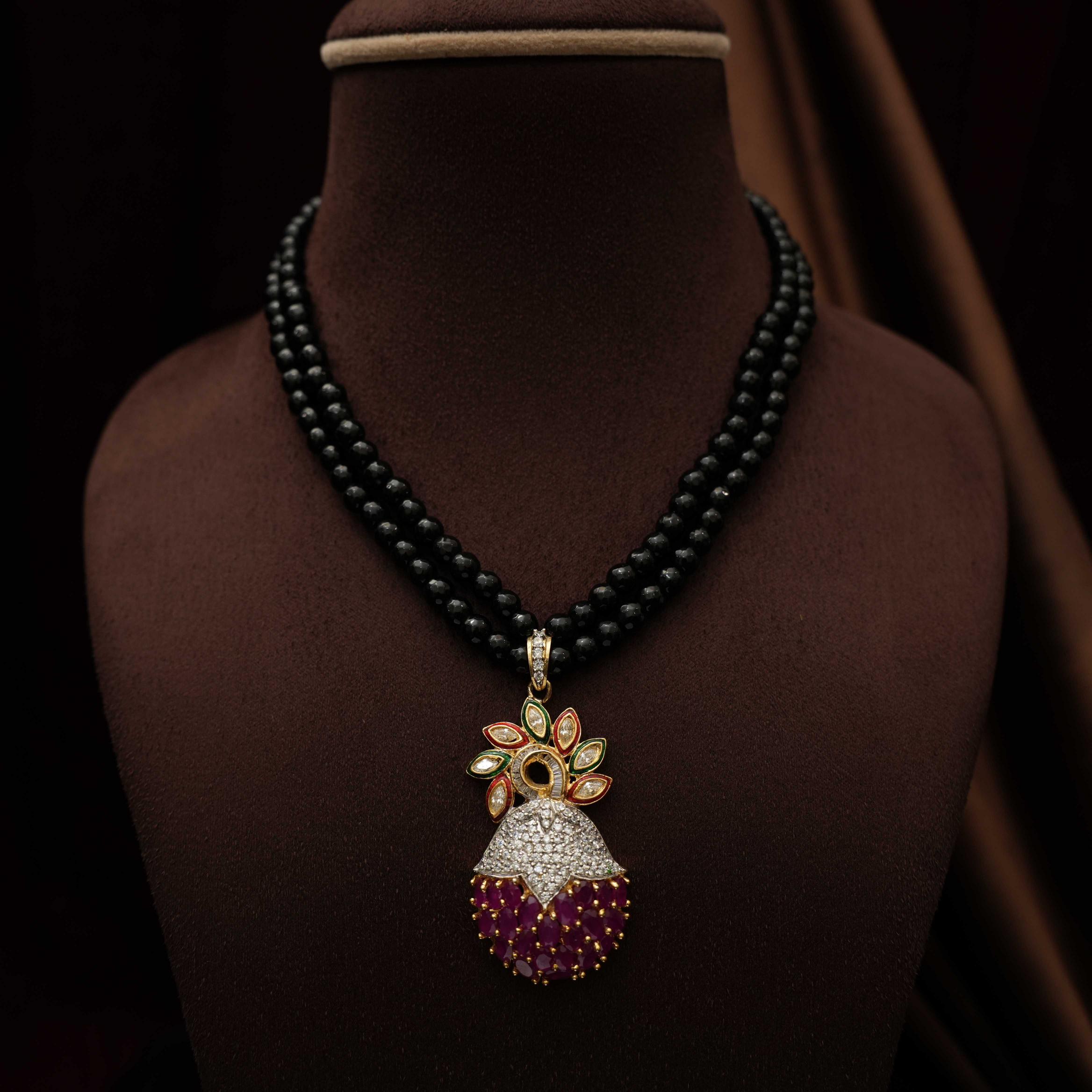 Itkila Beaded Zircon Necklace