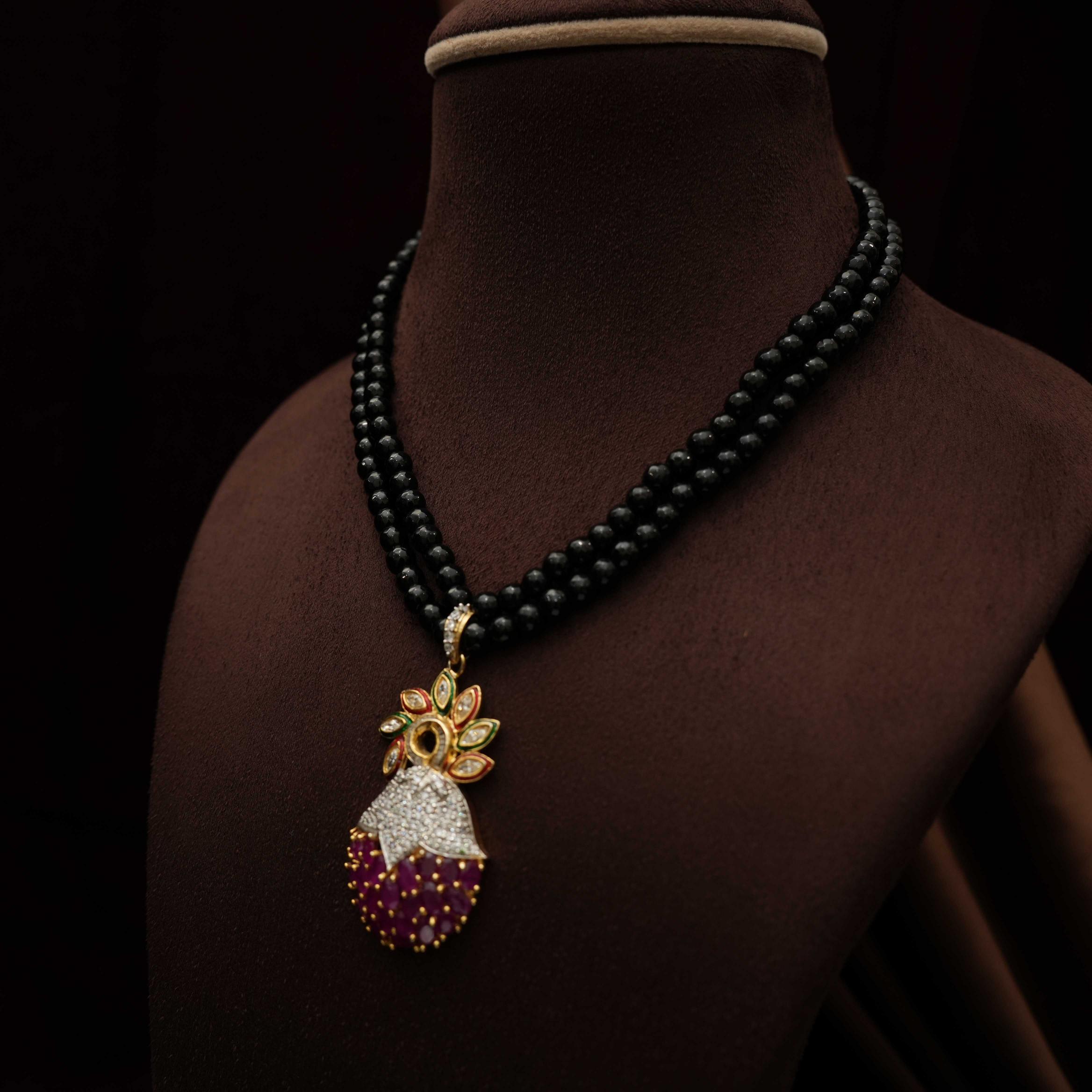 Itkila Beaded Zircon Necklace