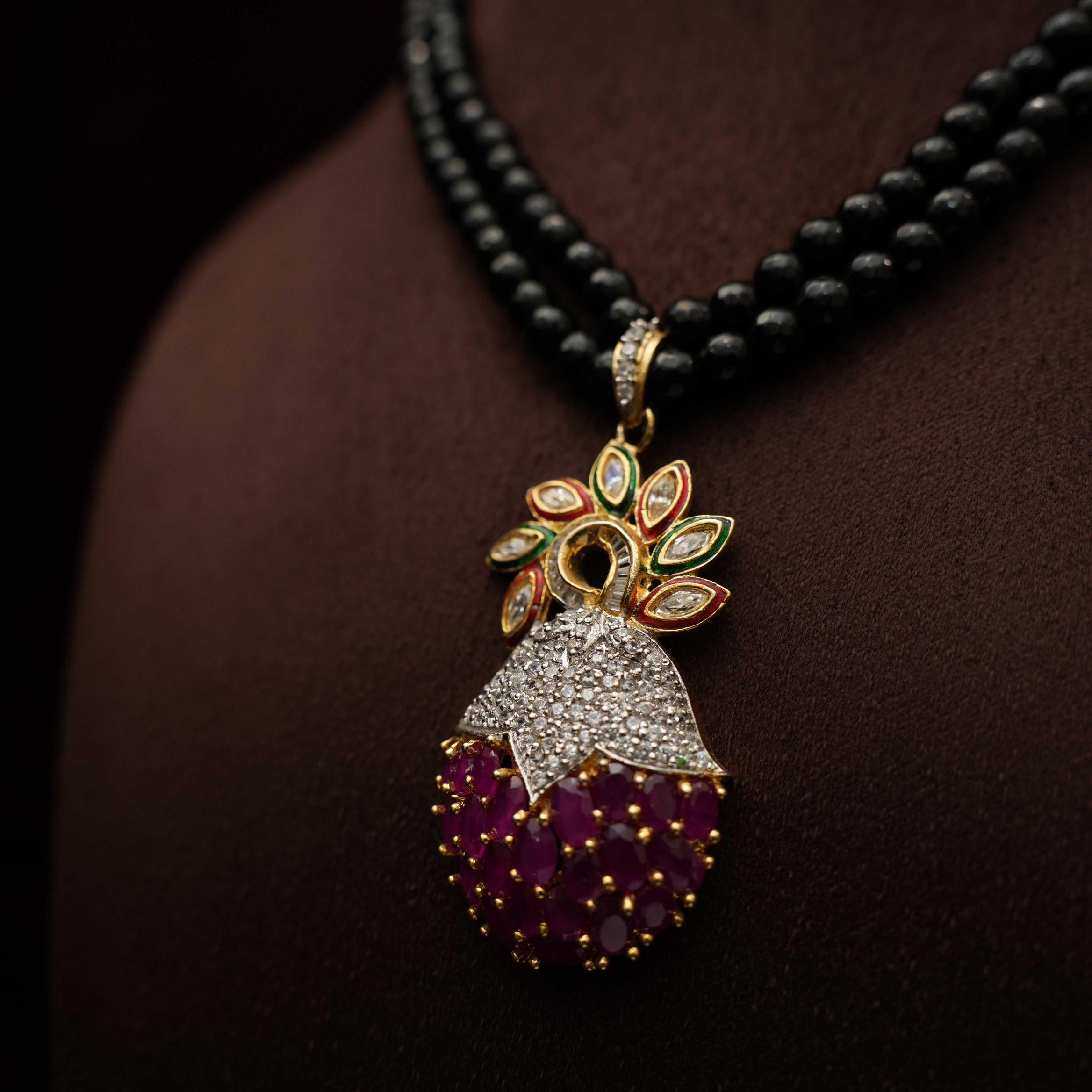 Itkila Beaded Zircon Necklace