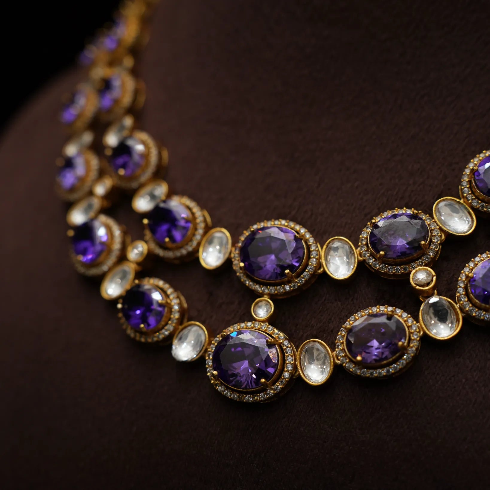 Jahnavi Victorian Polki Necklace
