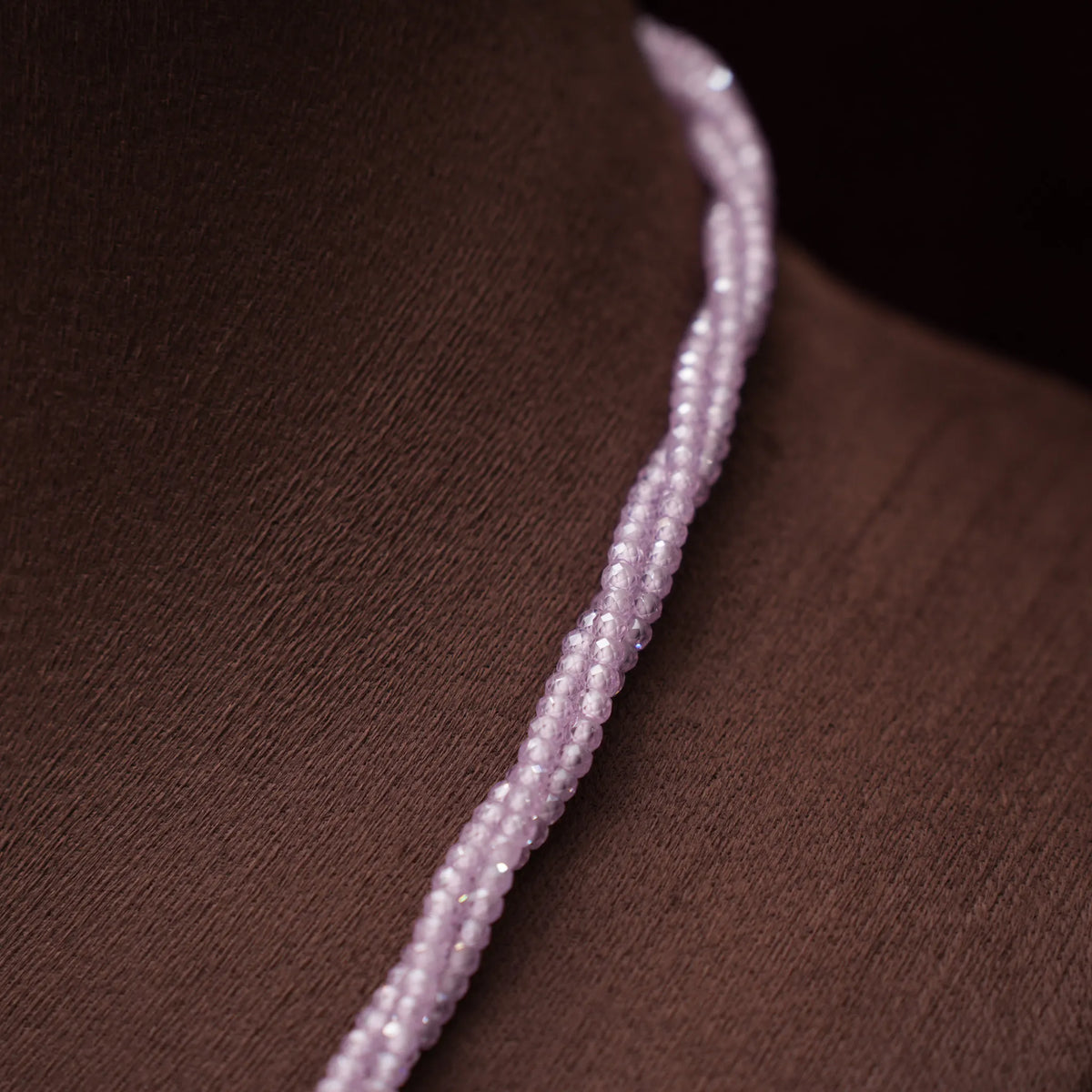 Jamelia Beaded Necklace - Pastel Pink