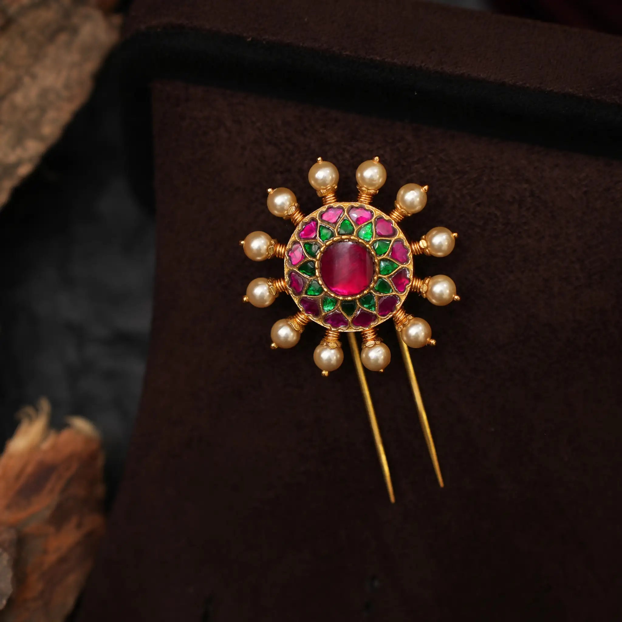Jantula Silver Hair Pin