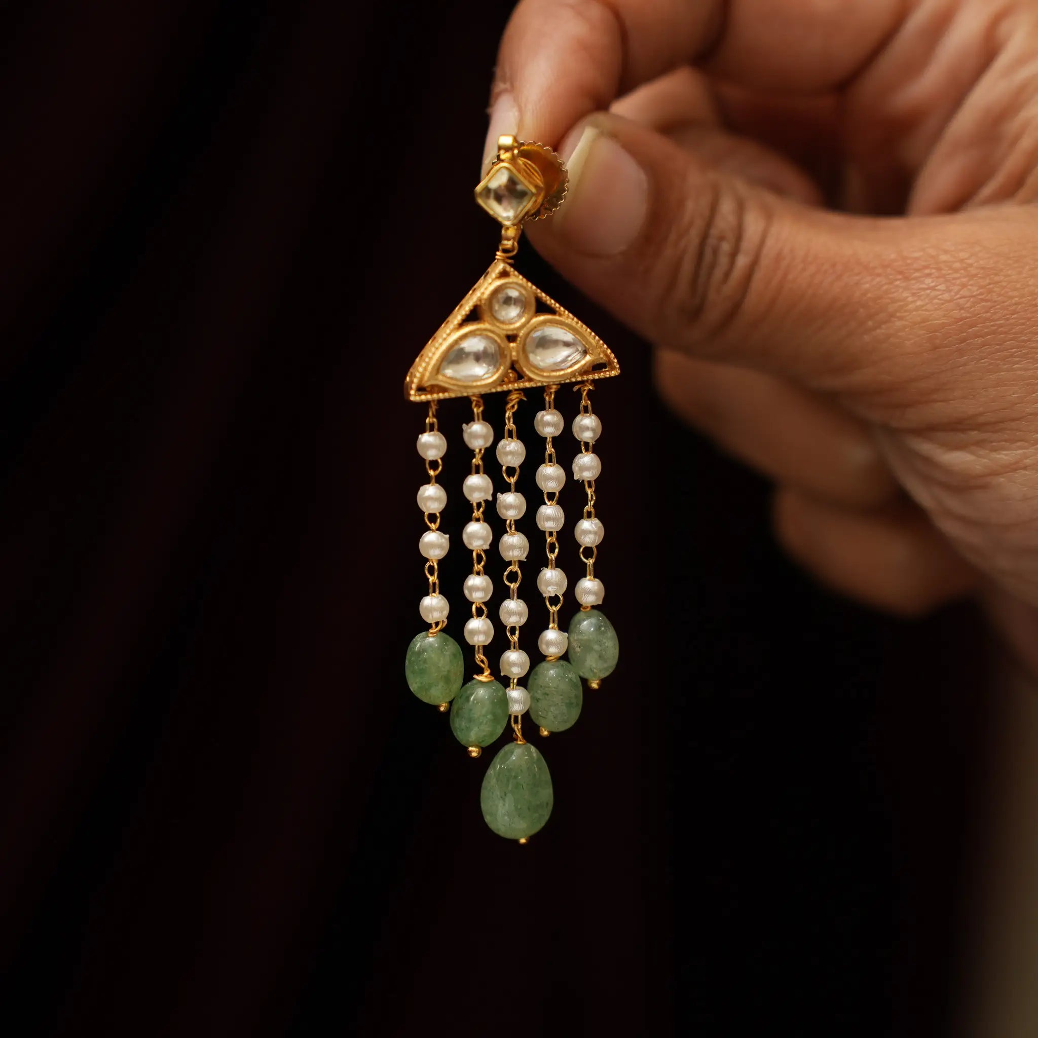 Jasleen Polki Designer Earrings