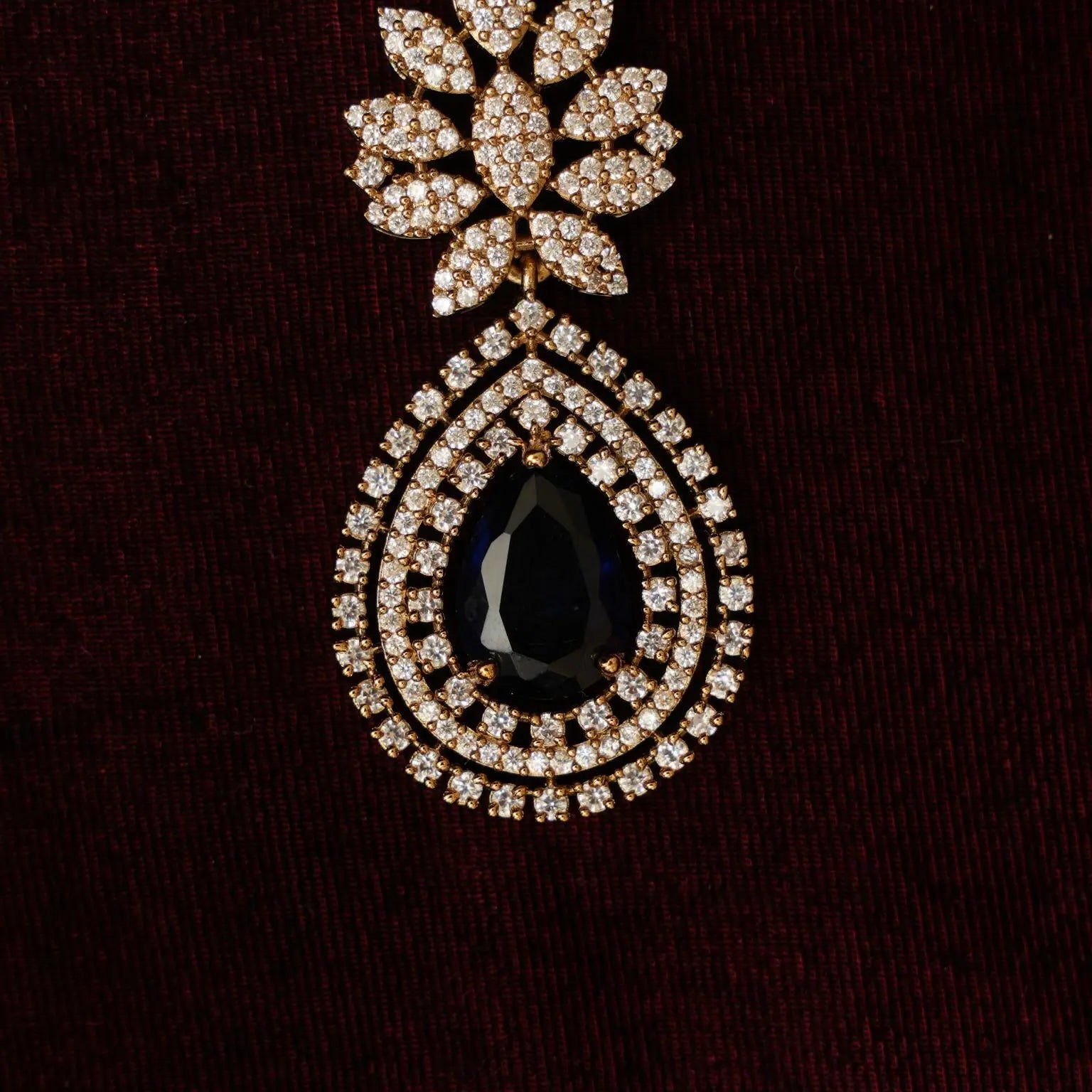 Jaynika Zircon Tikka - Blue