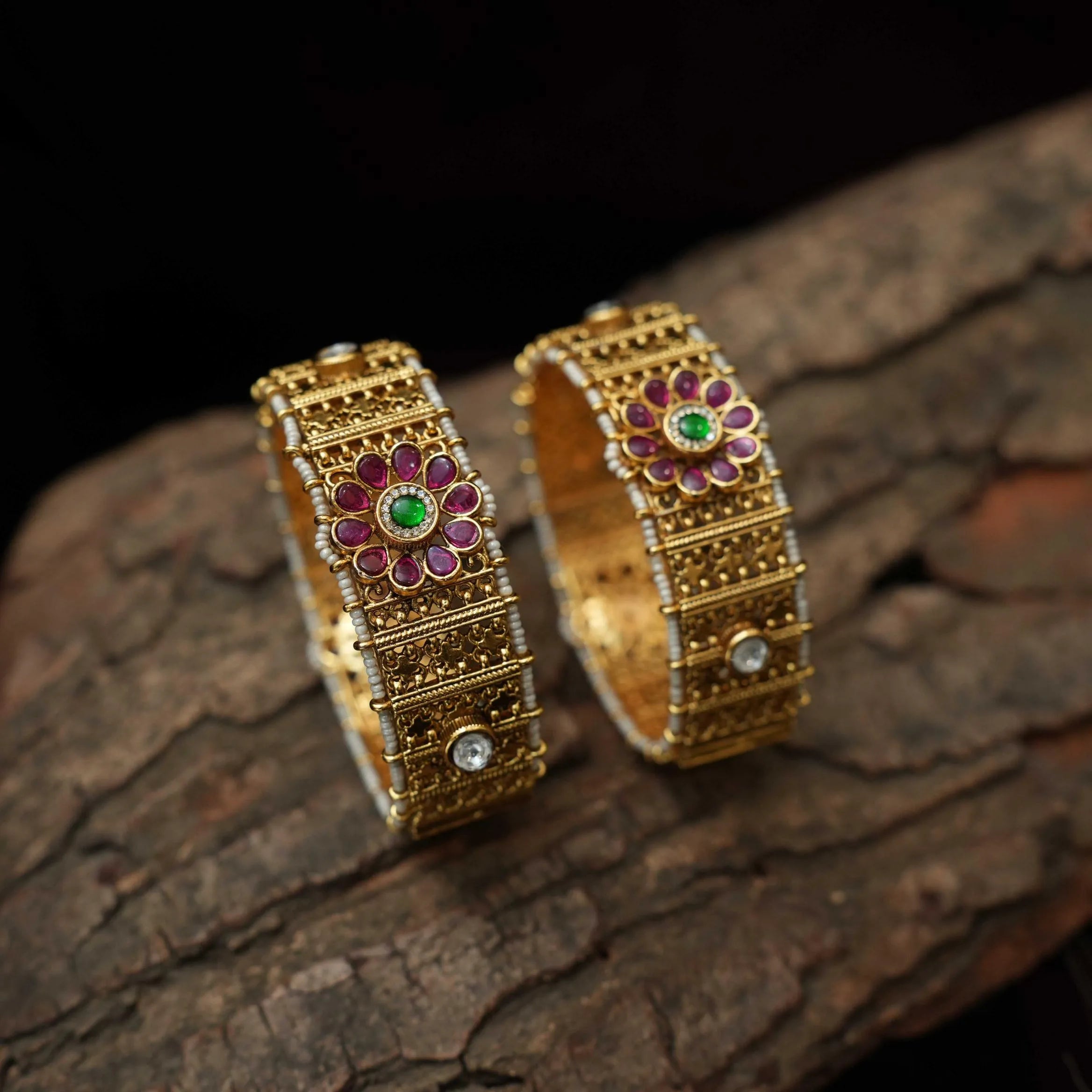 Jeevitha Antique Bangles