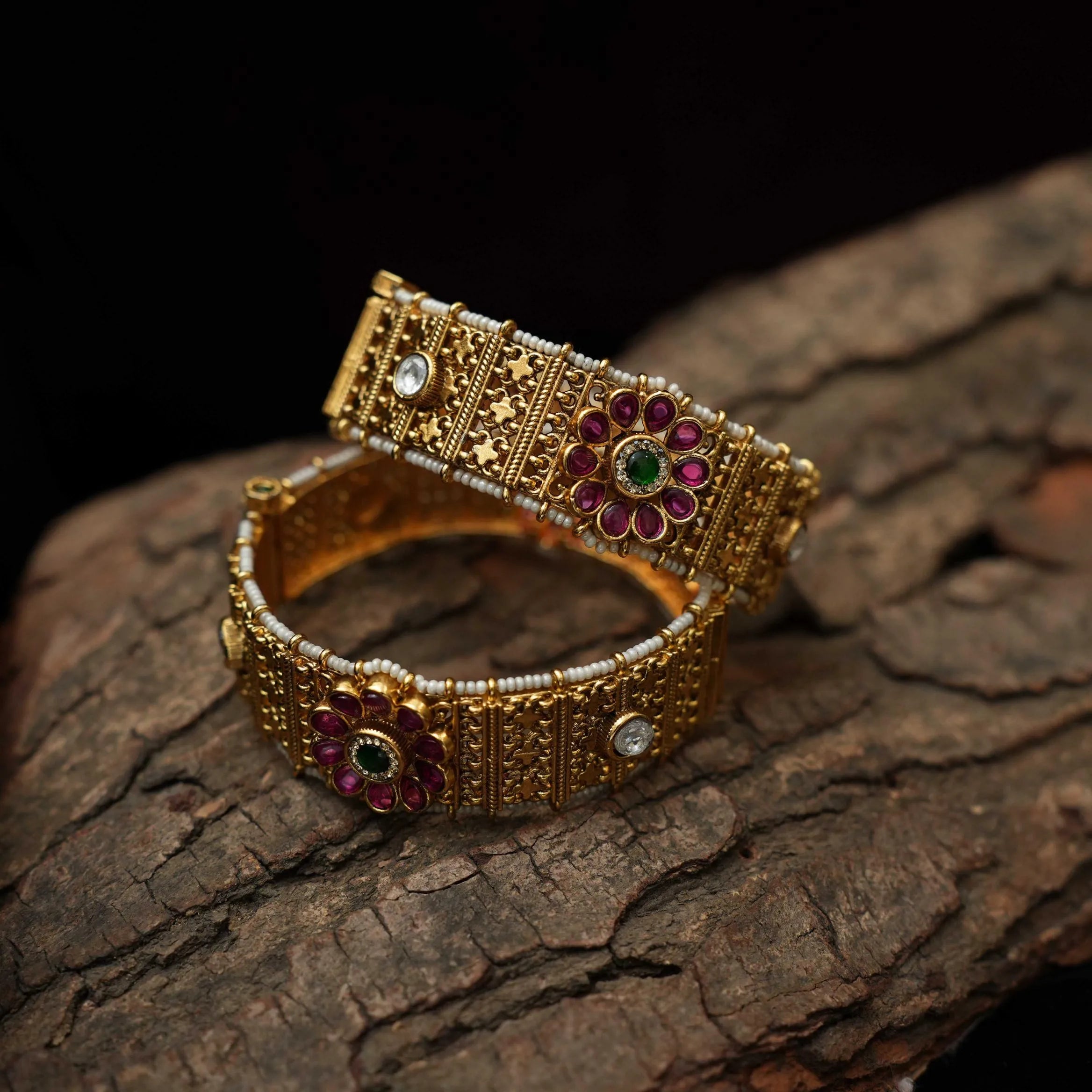Jeevitha Antique Bangles