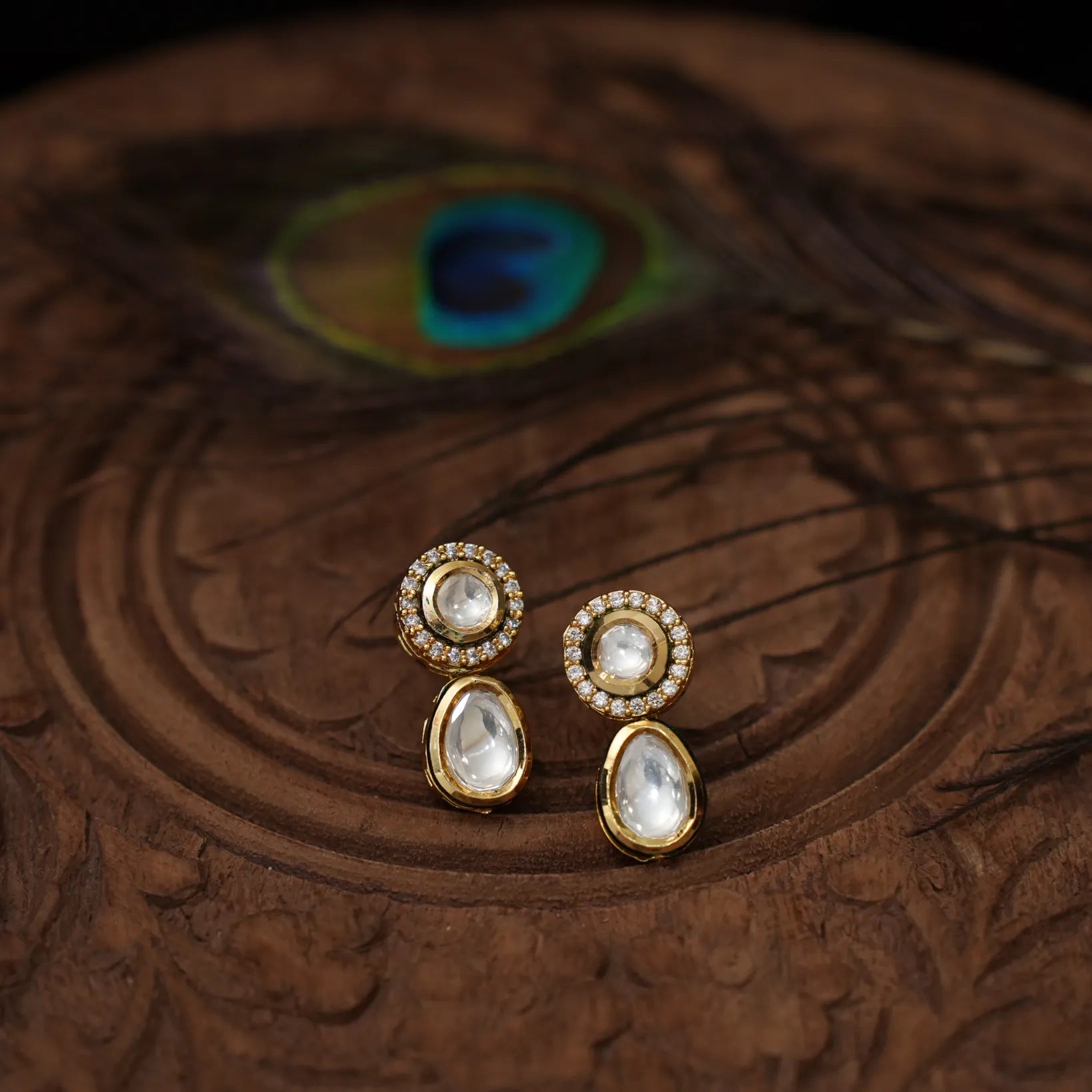 Jiva Kundan Ear Stud