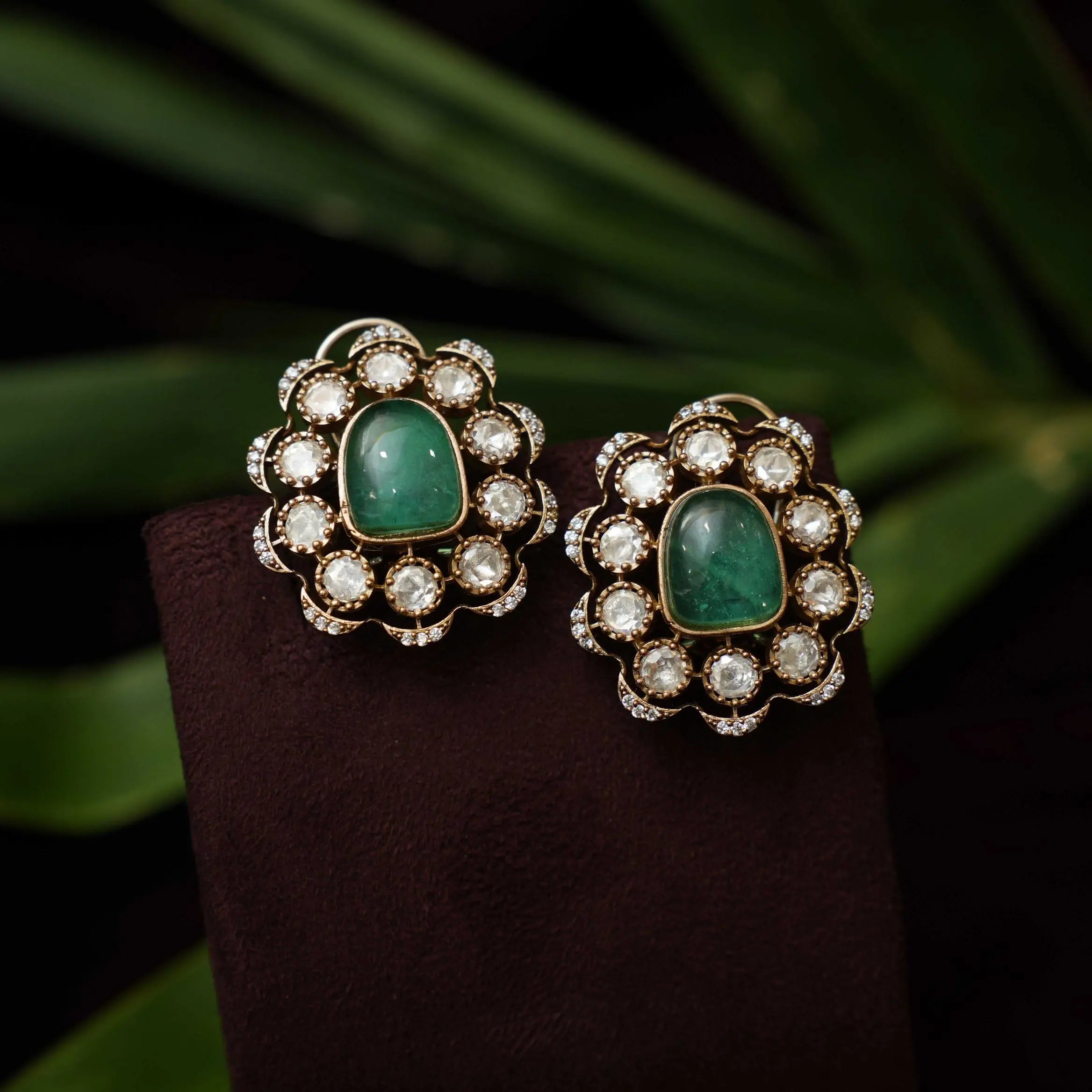 Jivanta Victorian Polki Choker - Pastel Pink