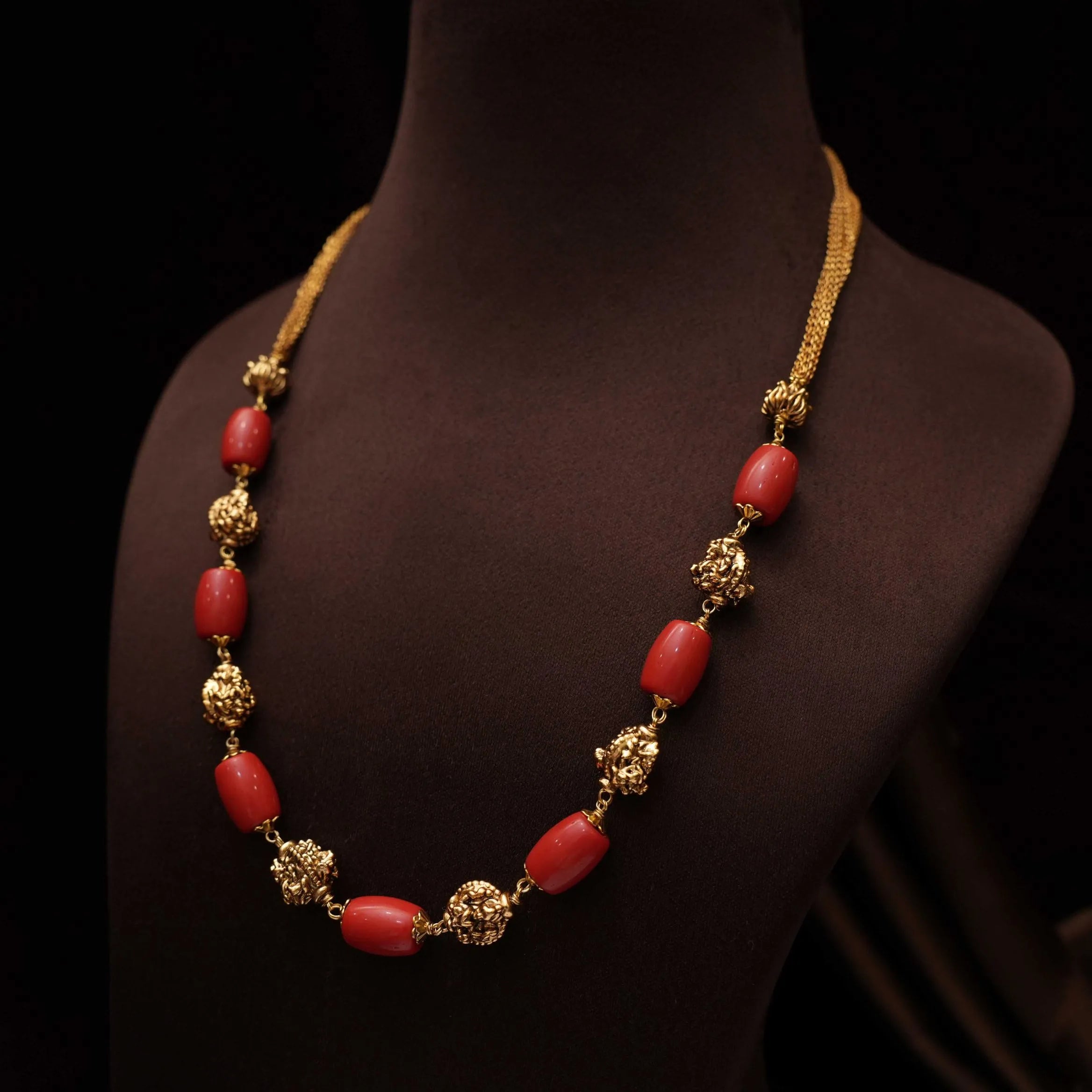 Jivika Antique Beaded Necklace