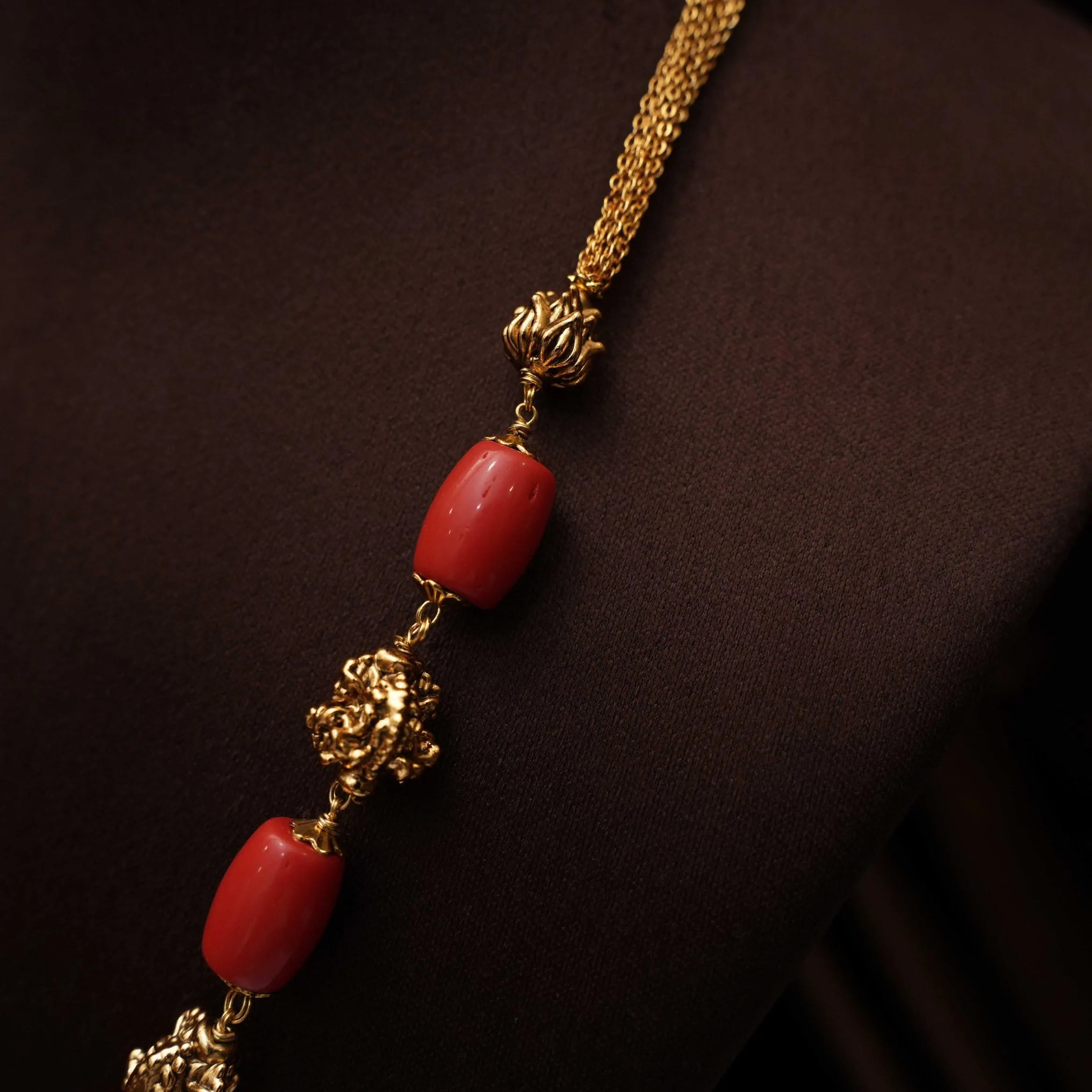 Jivika Antique Beaded Necklace