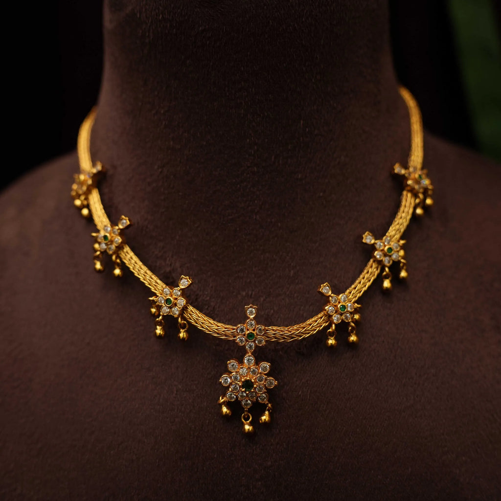 Piya Gold Tone Silver Necklace