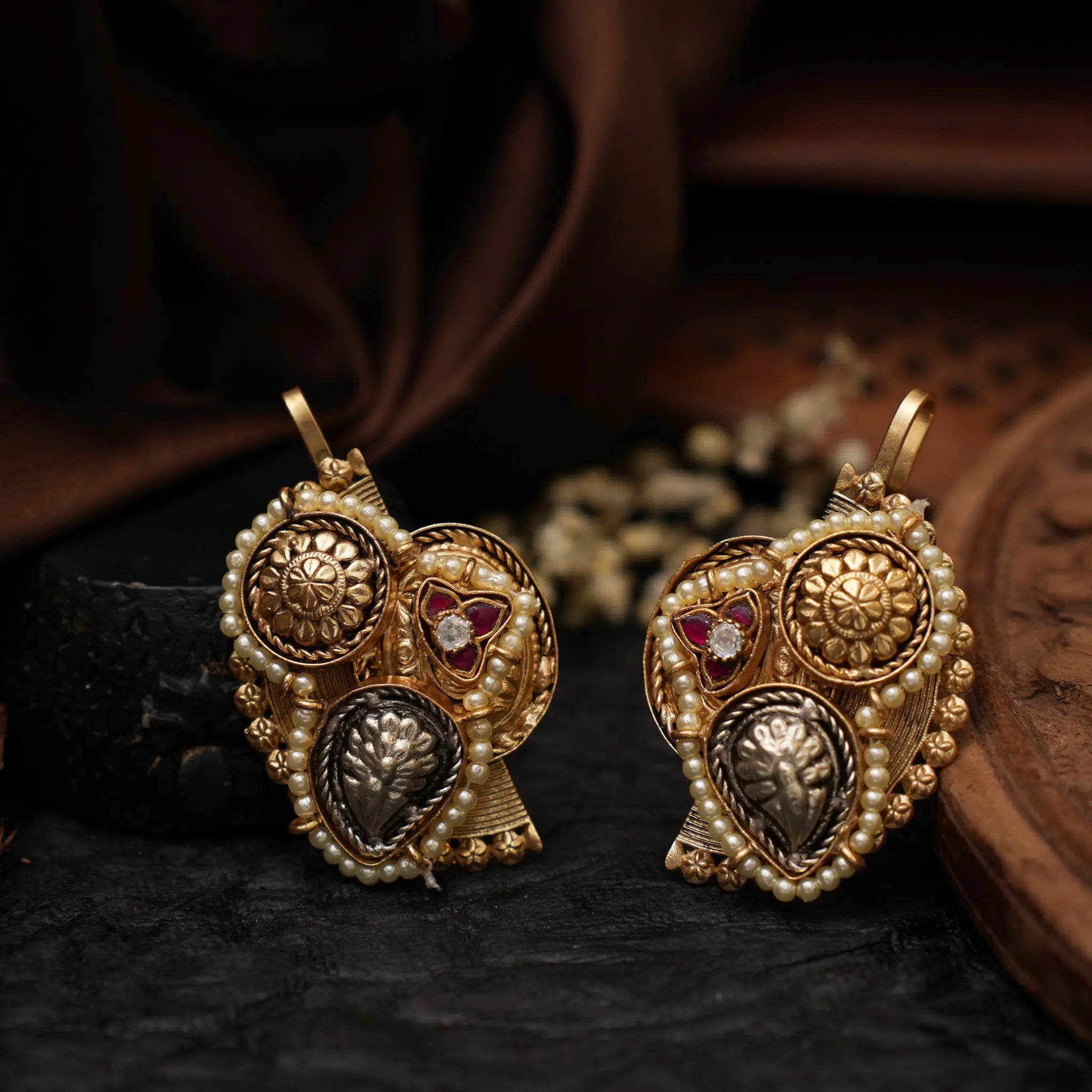 Julia Antique Bugadi Earrings