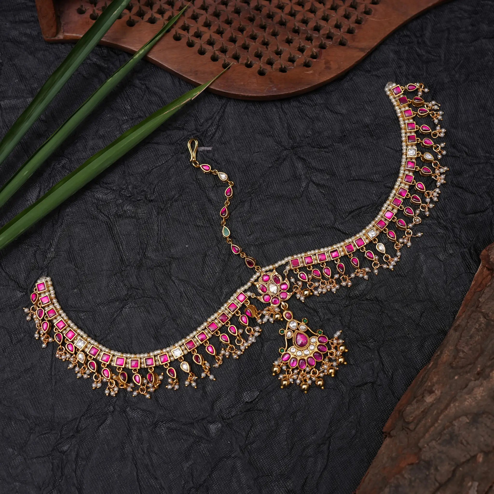 Kairi Polki Maang Tikka